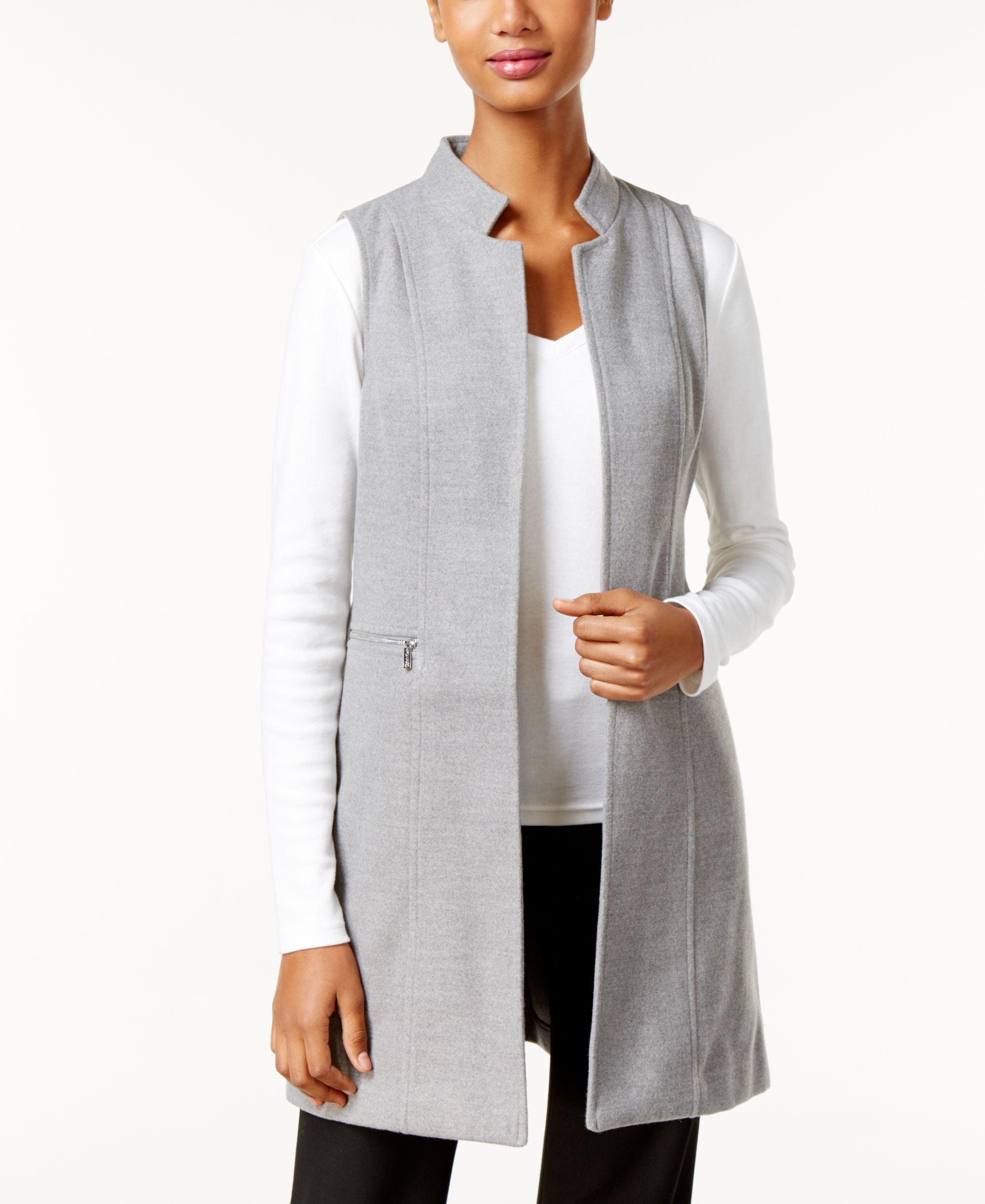 calvin klein long vest