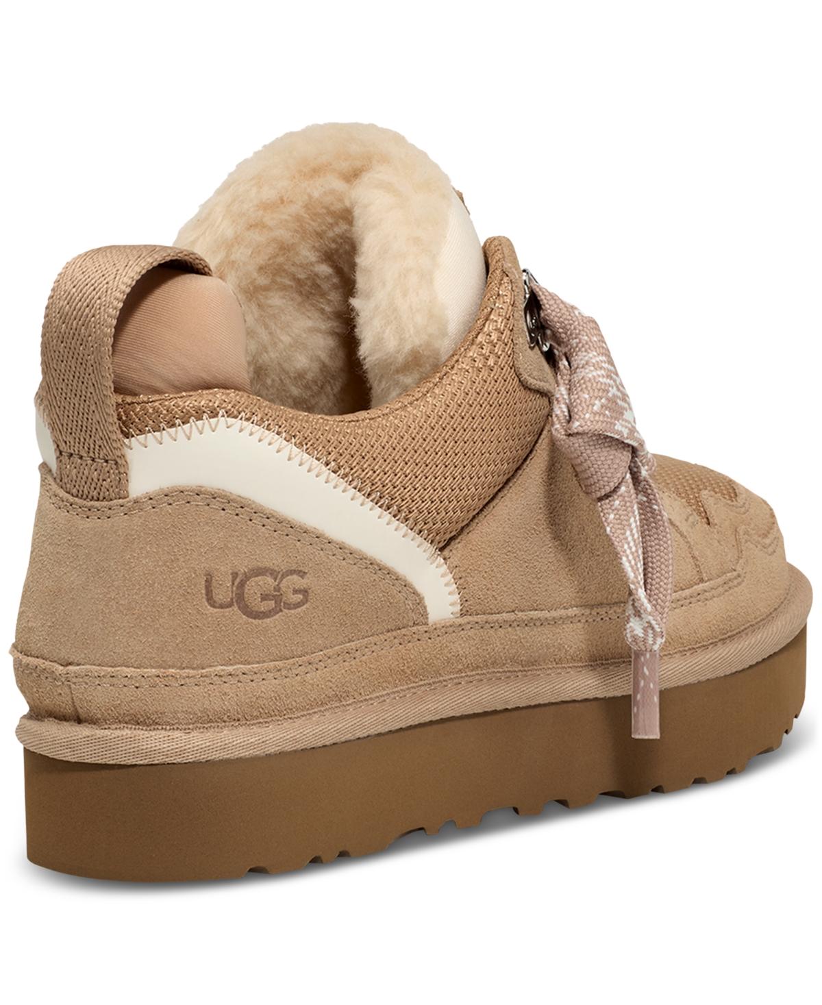 UGG Lowmel Lace-up Sneaker Booties in Brown | Lyst