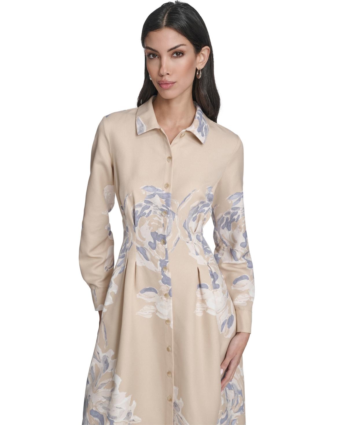 calvin klein silk shirt dress Cotton Poplin Wrap Shirt Dress Calvin Klein