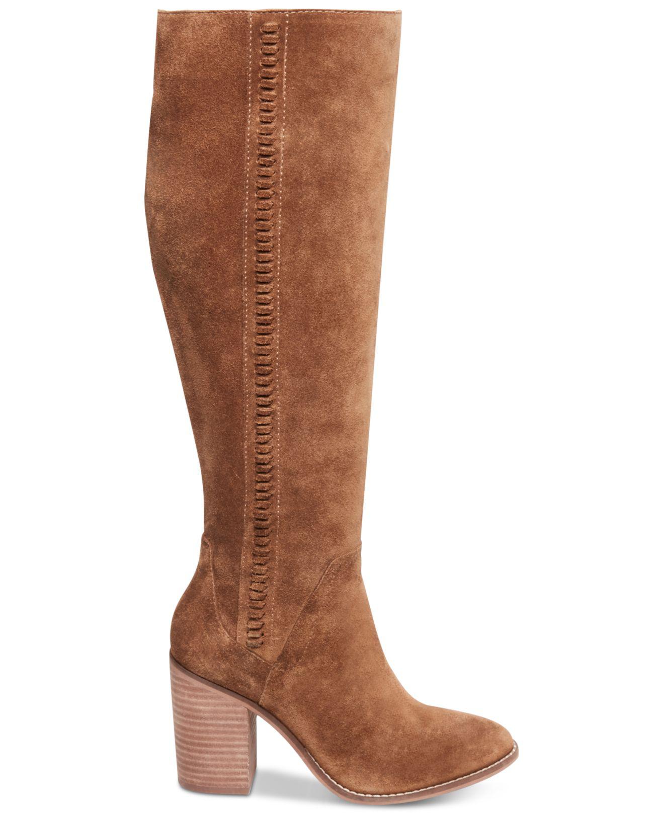 steve madden women's roxana whipstitch dress boots