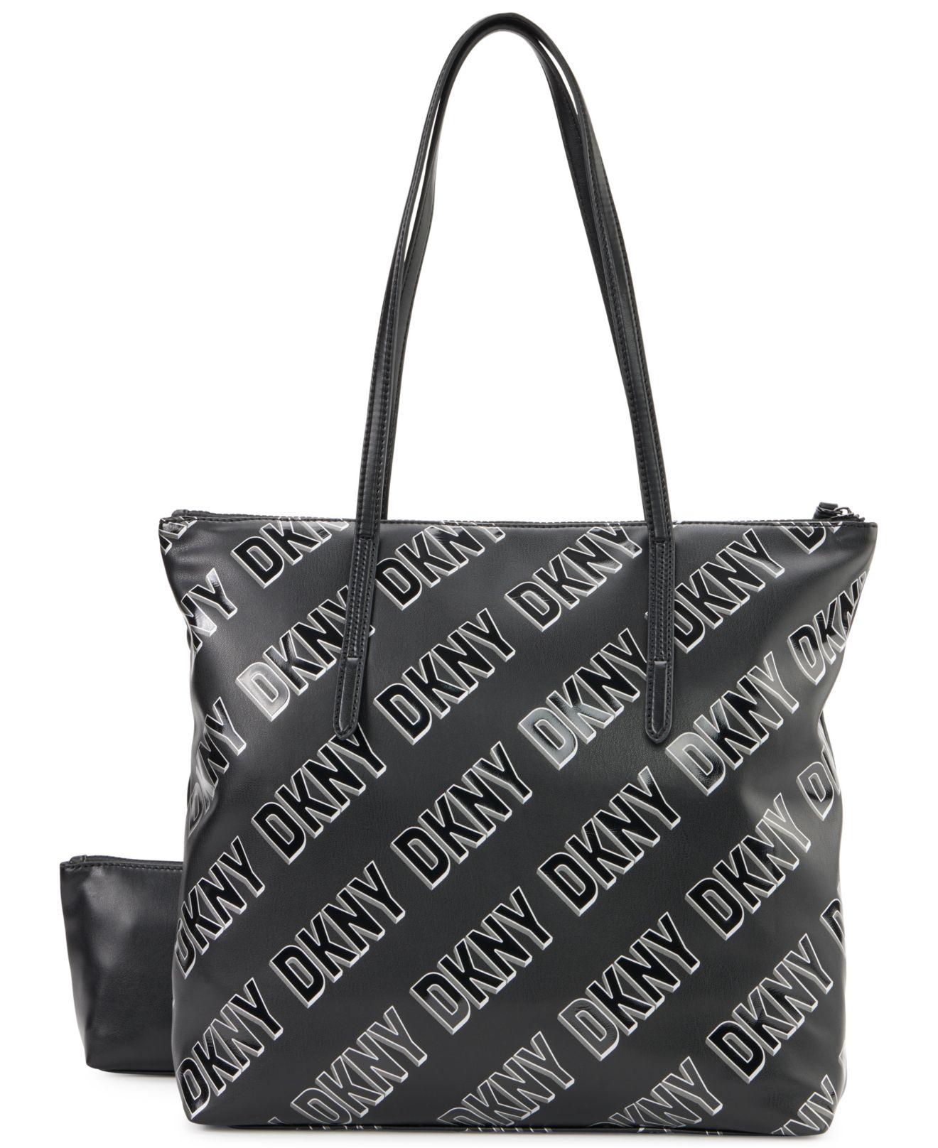 DKNY Phoenix 2 In 1 Tote Handbag Set in Black | Lyst