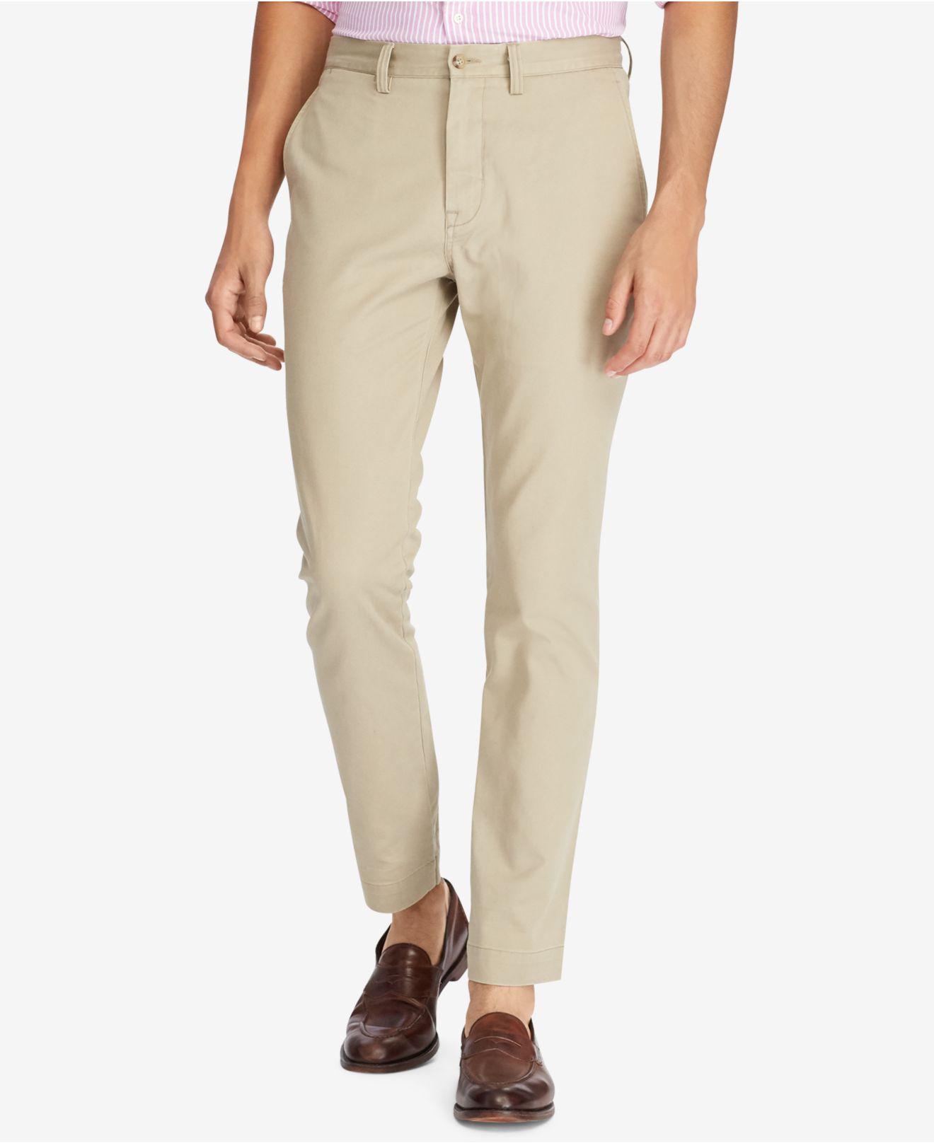 polo ralph lauren classic fit khaki pants