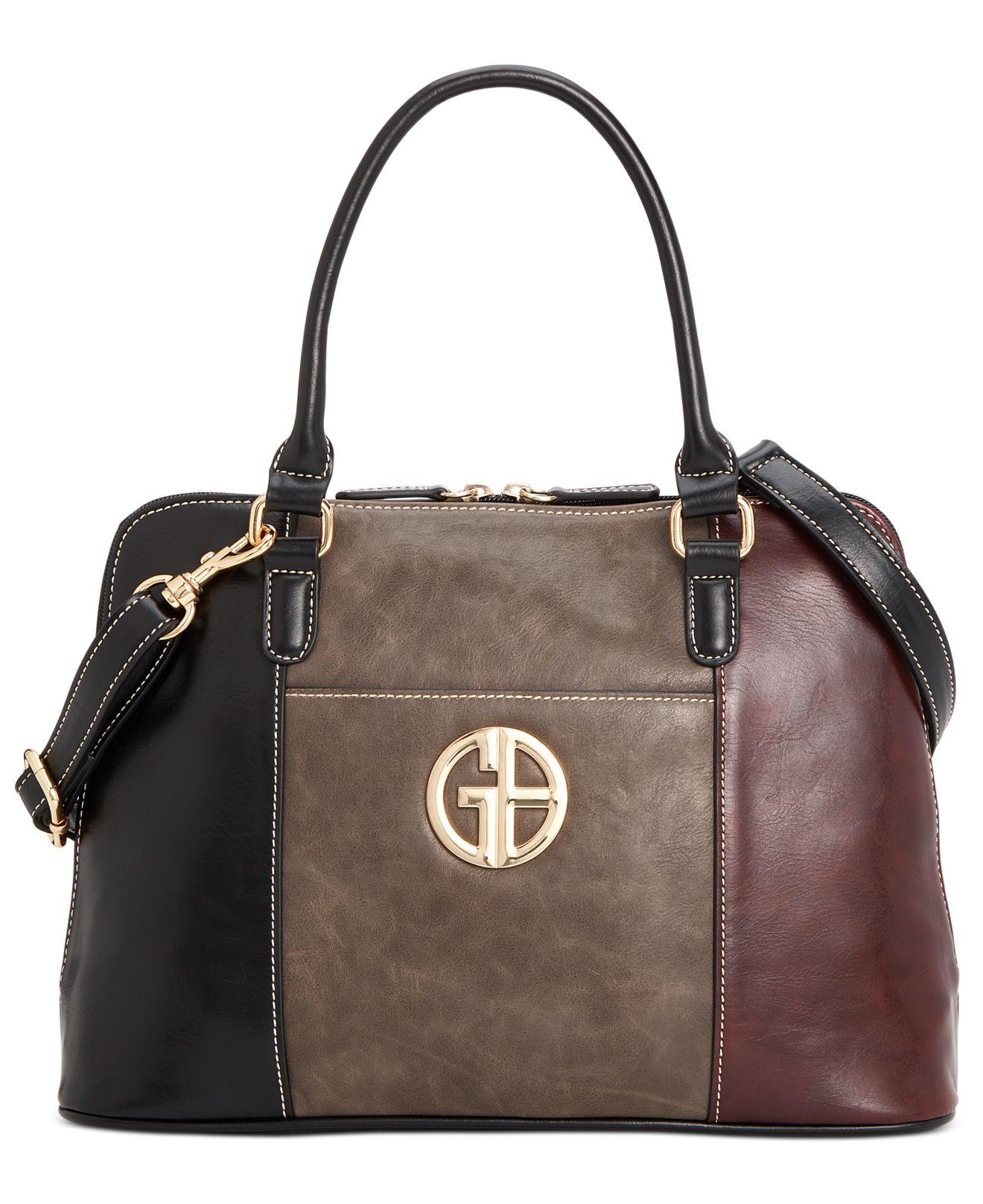 Giani Bernini Tricolor Glaze Dome Satchel, Created For Macy's Lyst