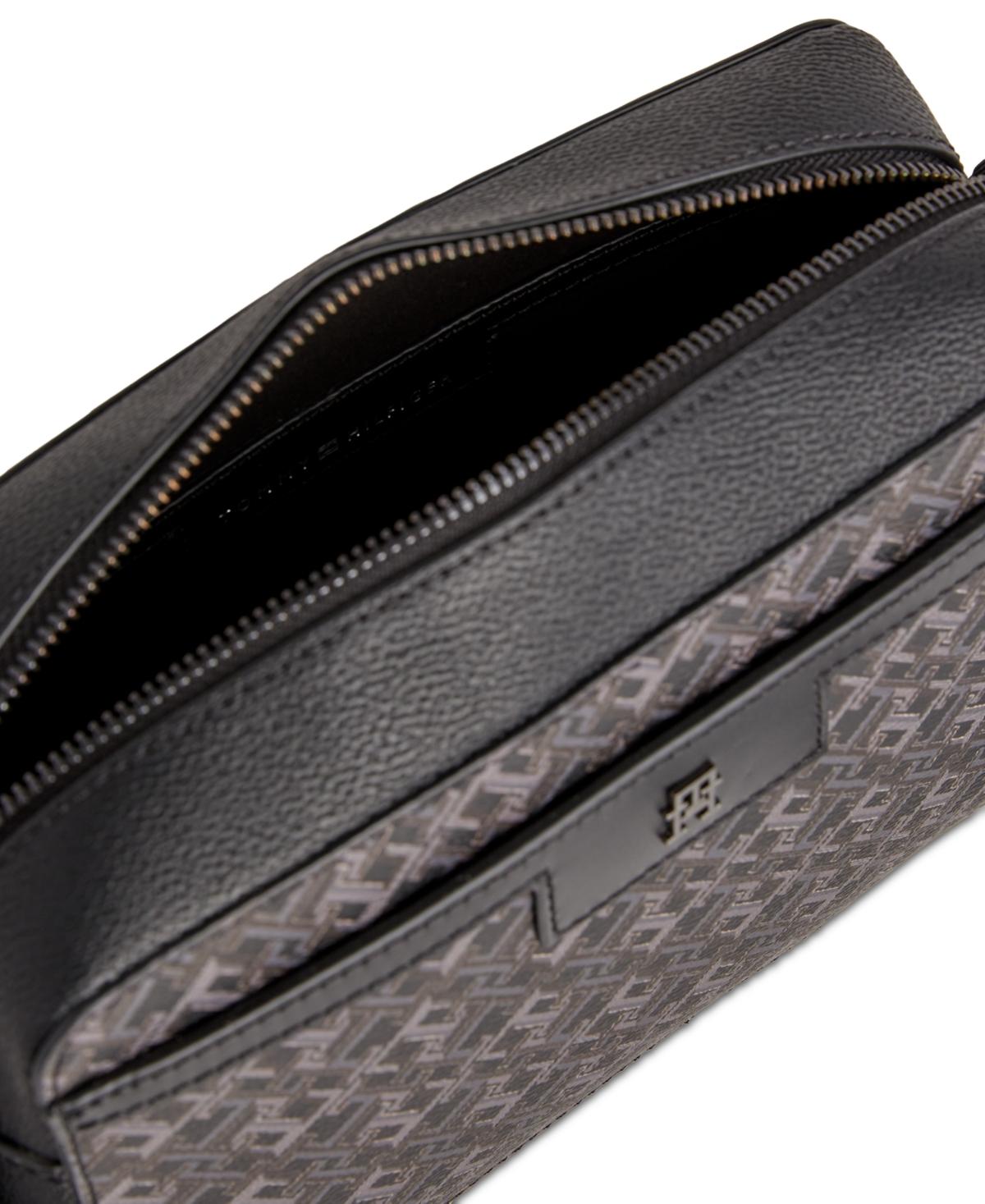 tommy hilfiger monogram camera bag