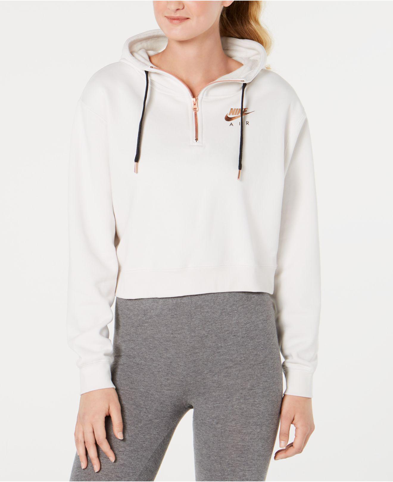 nike hoodie metallic logo