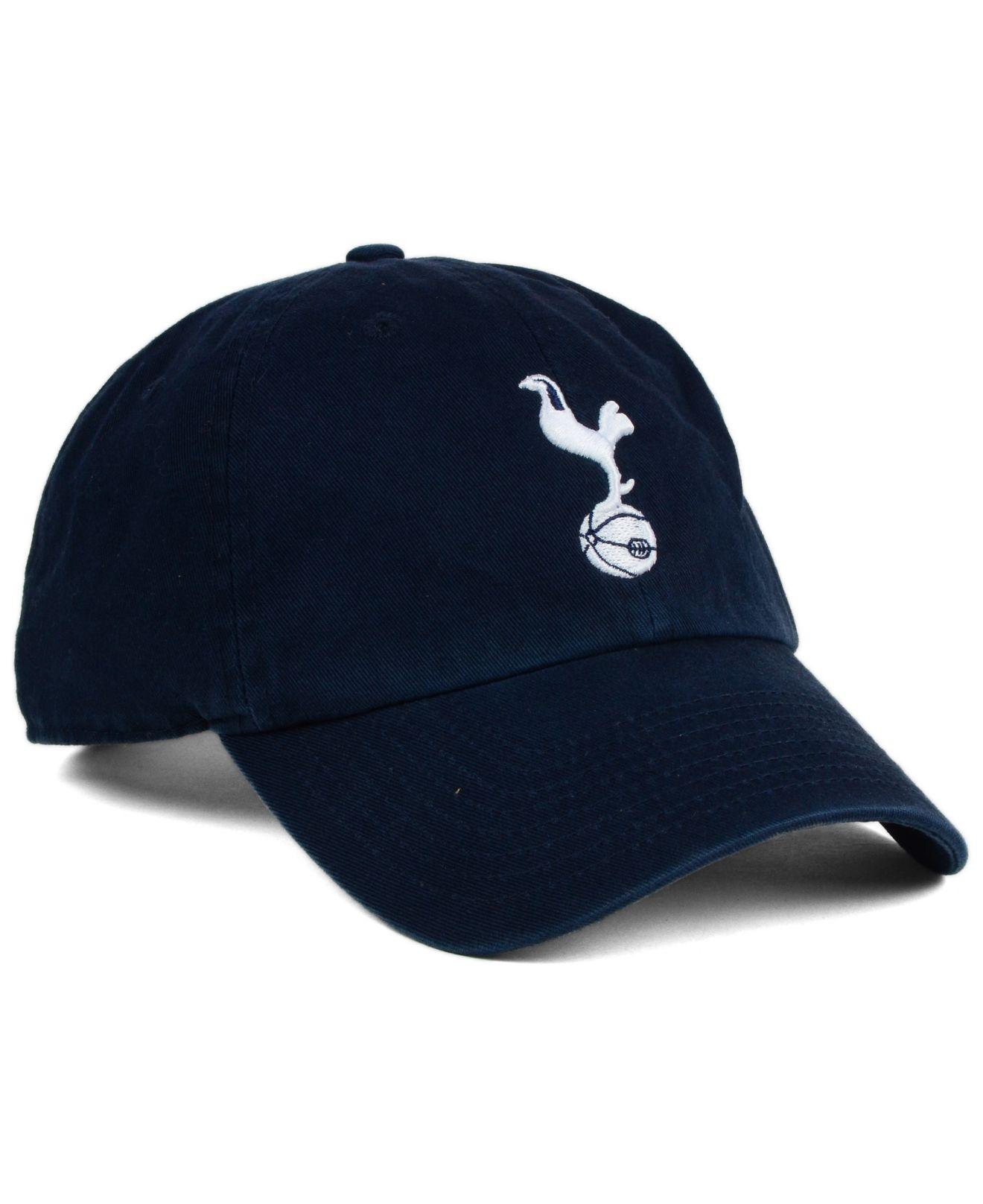47 Brand Tottenham Hotspur Fc Clean Up Cap in Blue for Men | Lyst