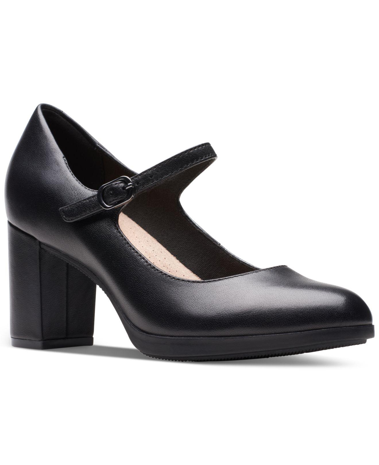 Clarks Bayla Nora Platform Mary Jane Dress Pumps in Black Lyst