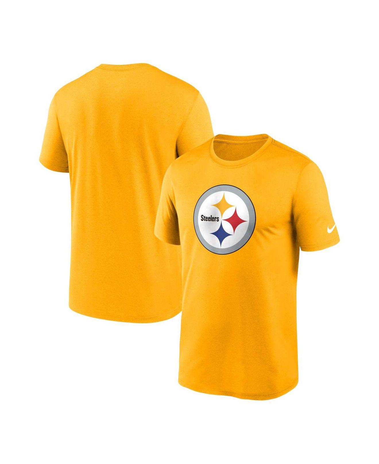 Nike Gold Pittsburgh Steelers Legend Logo Performance T-shirt in Orange for  Men | Lyst