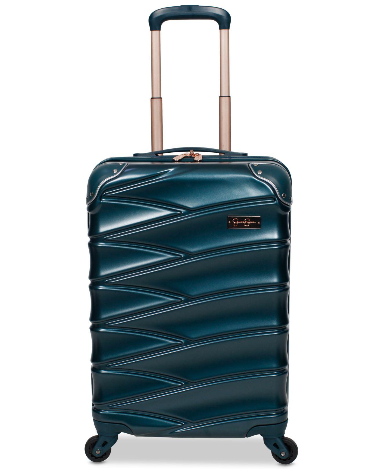 Jessica Simpson Jesssica Simpson Vixen 20" Hardside Carry-on Spinner  Suitcase in Blue | Lyst
