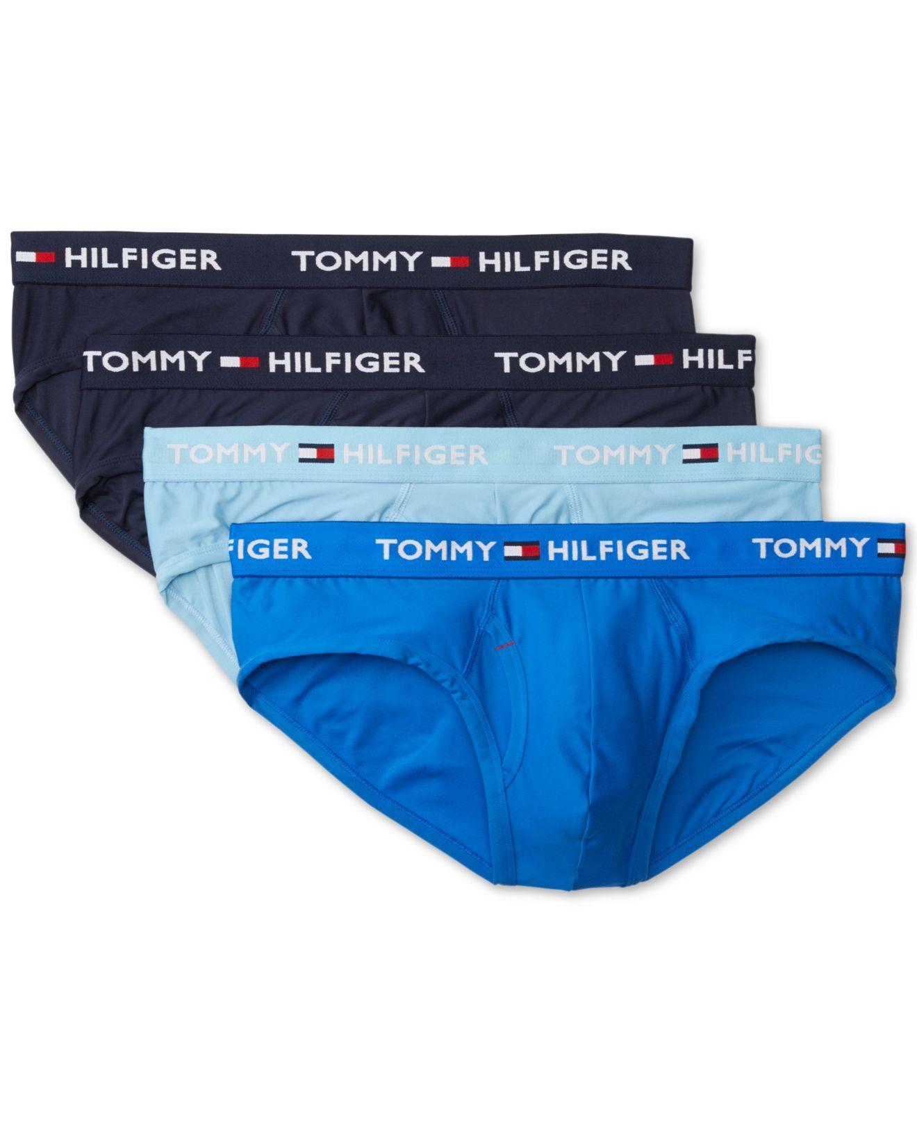 Tommy Hilfiger 4-pk. Everyday Microfiber Briefs in Blue for Men | Lyst