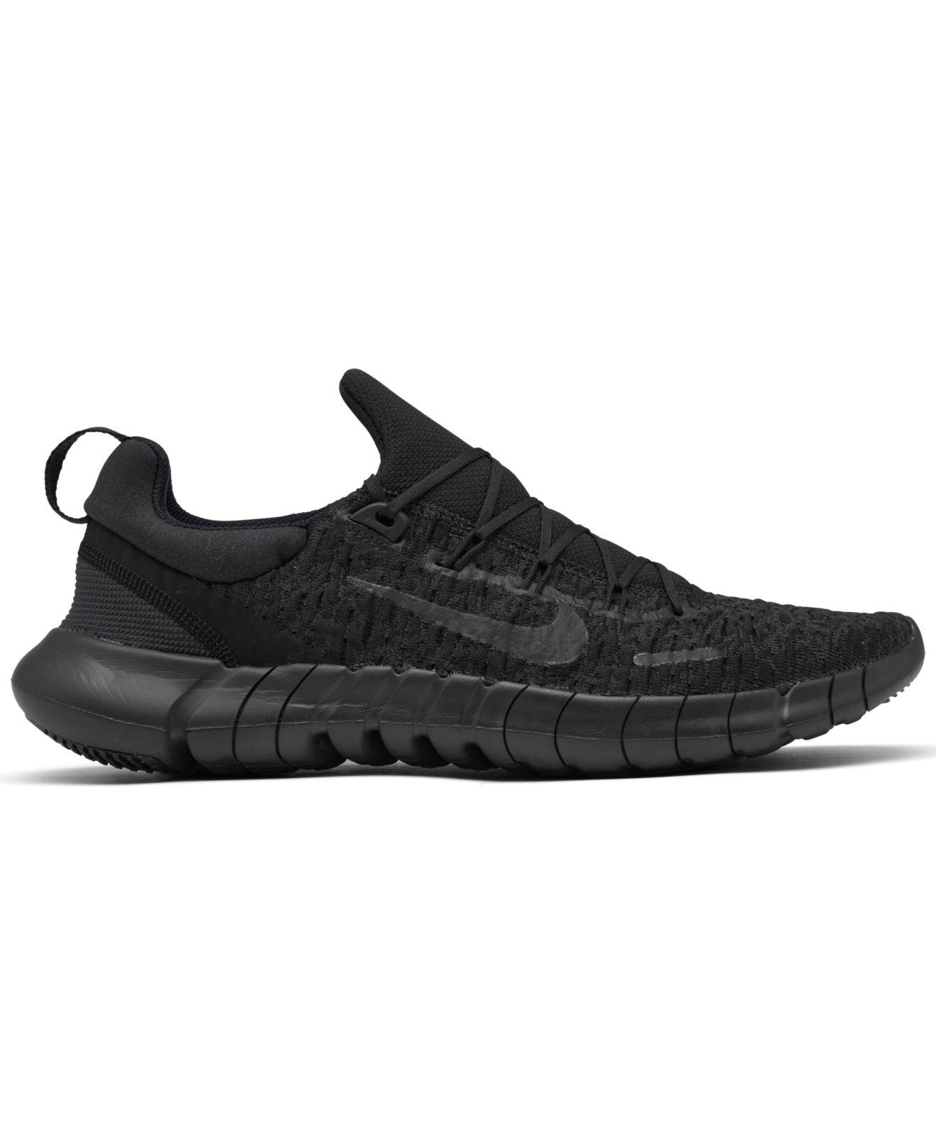 Nike Free Run 5.0 Next Nature Running Sneakers From Finish Line in Black  for Men | Lyst