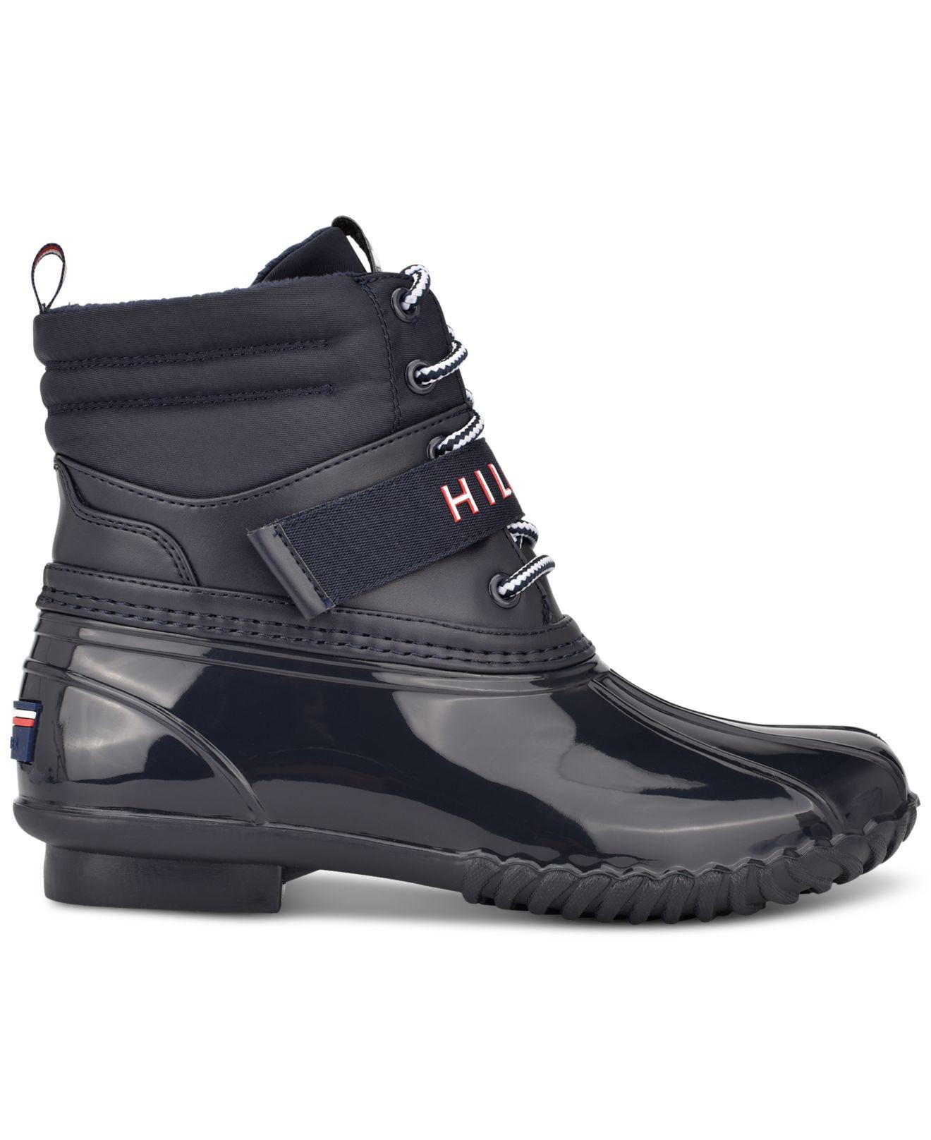 tommy hilfiger huski rain boots