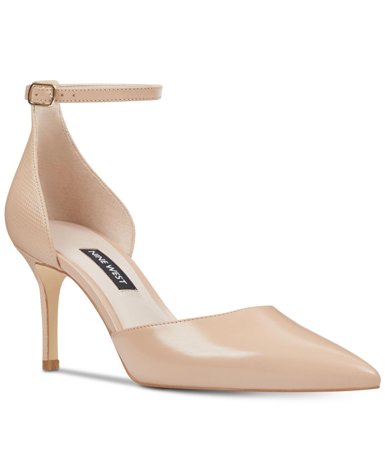 nine west marisa ankle strap pumps