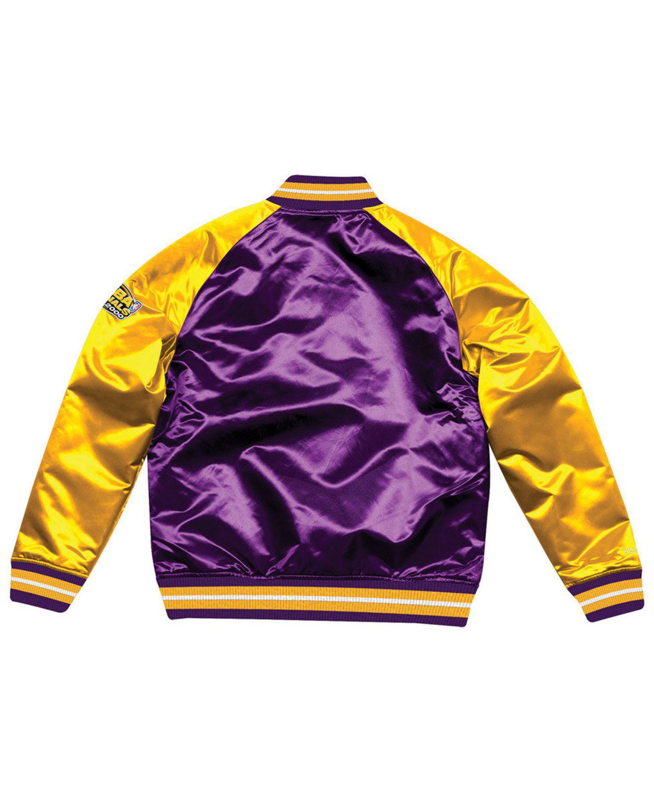 mitchell ness lakers jacket