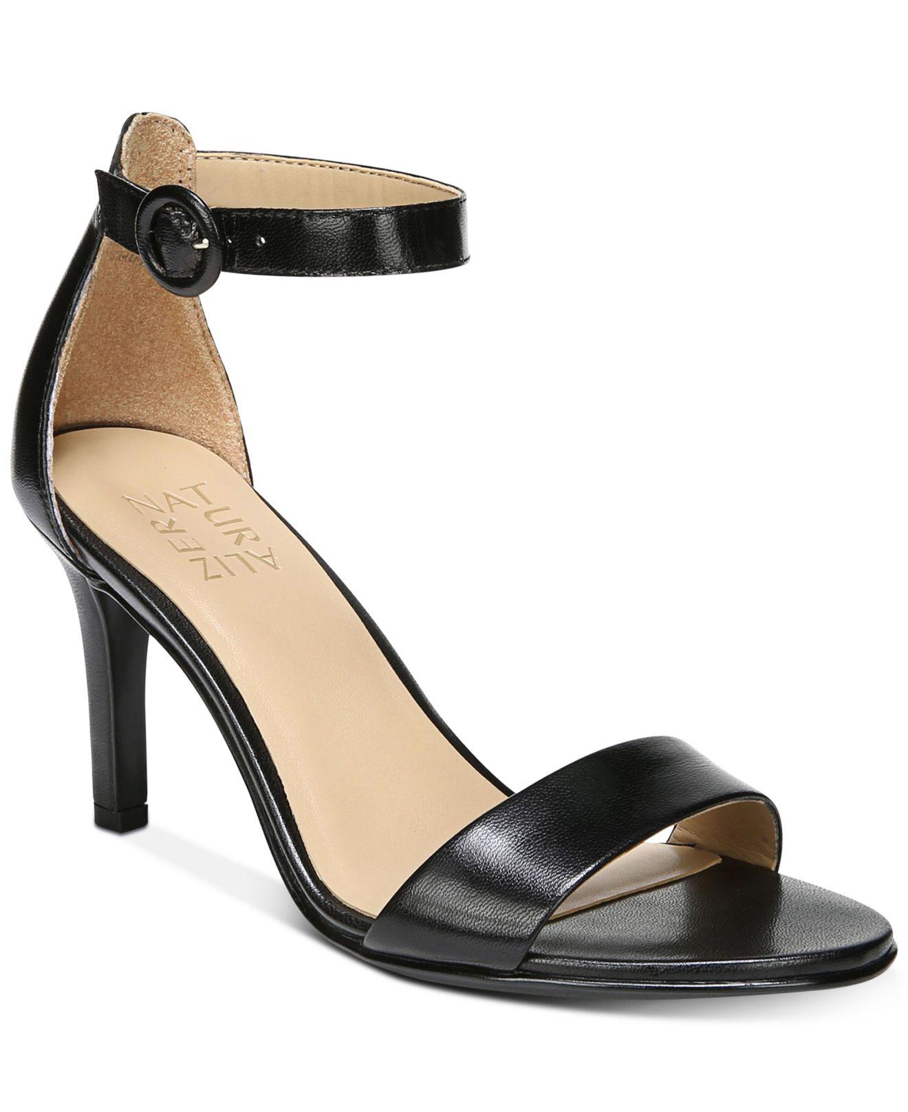naturalizer black dress sandals