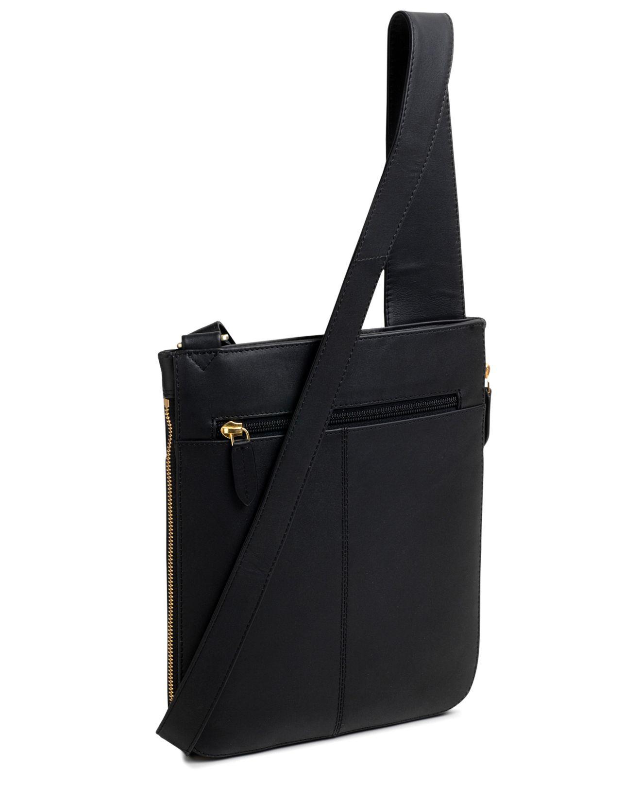 Radley Leather Pocket Bag Medium Zip-top Crossbody in Black - Lyst