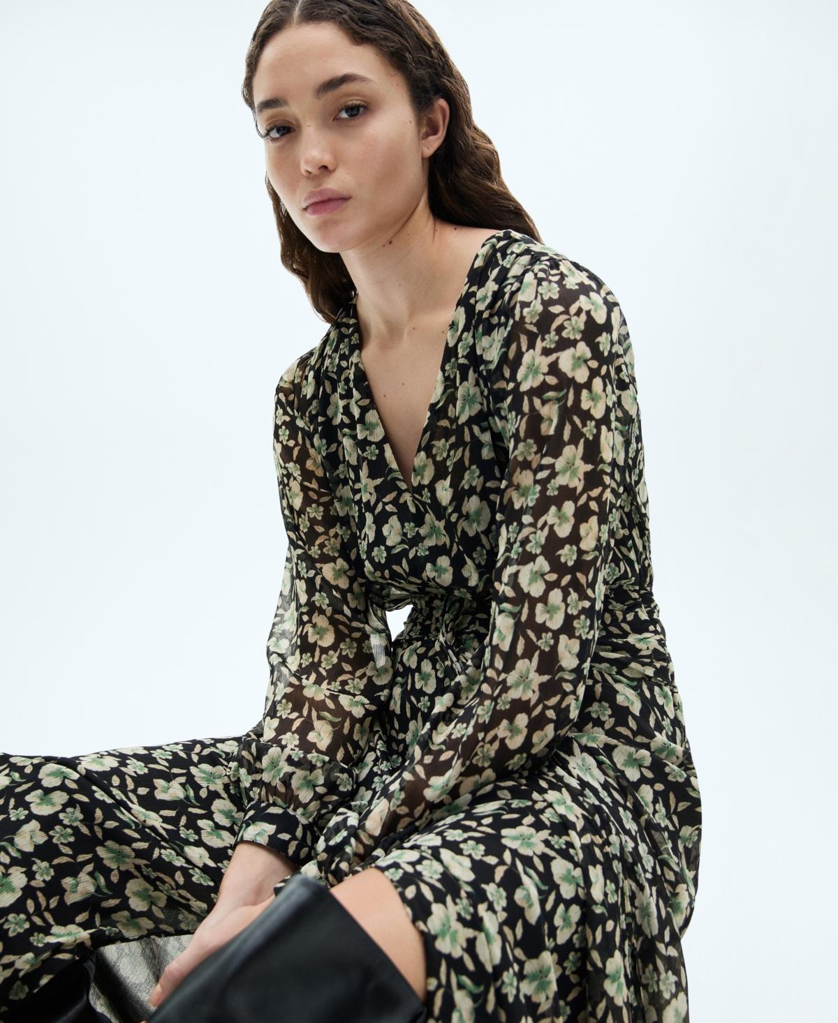 Printed Chiffon Mango Flower Chiffon Dress Mango Floral Pleated Chiffon Maxi Dress In Blue 55% Off Printed Chiffon Mango Flower Chiffon Dress Mango Floral Pleated Chiffon Maxi Dress In Blue 55% Off