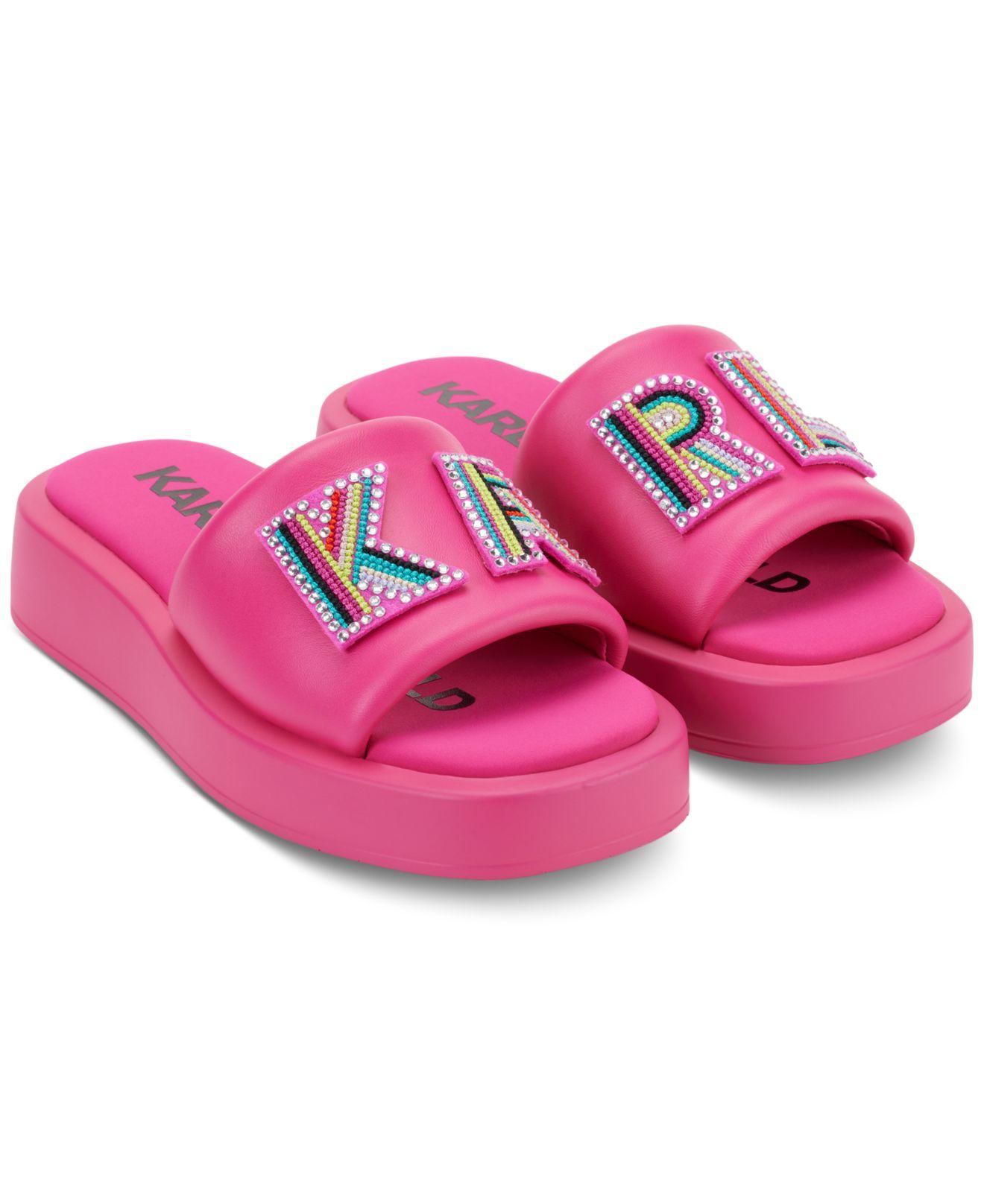 Karl lagerfeld sale slide sandals