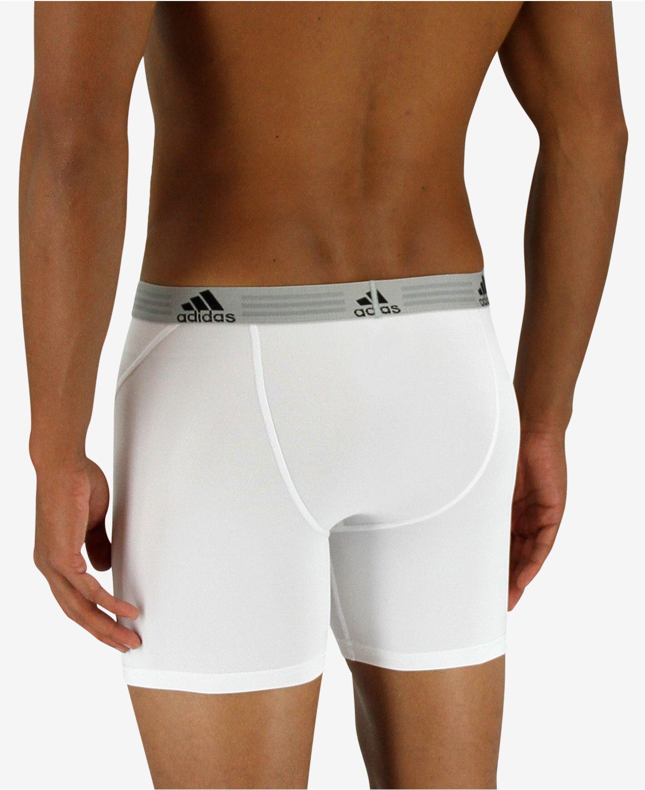 efterligne maling brutalt adidas Men's 2-pk. Climalite Performance Boxer Briefs in White for Men |  Lyst