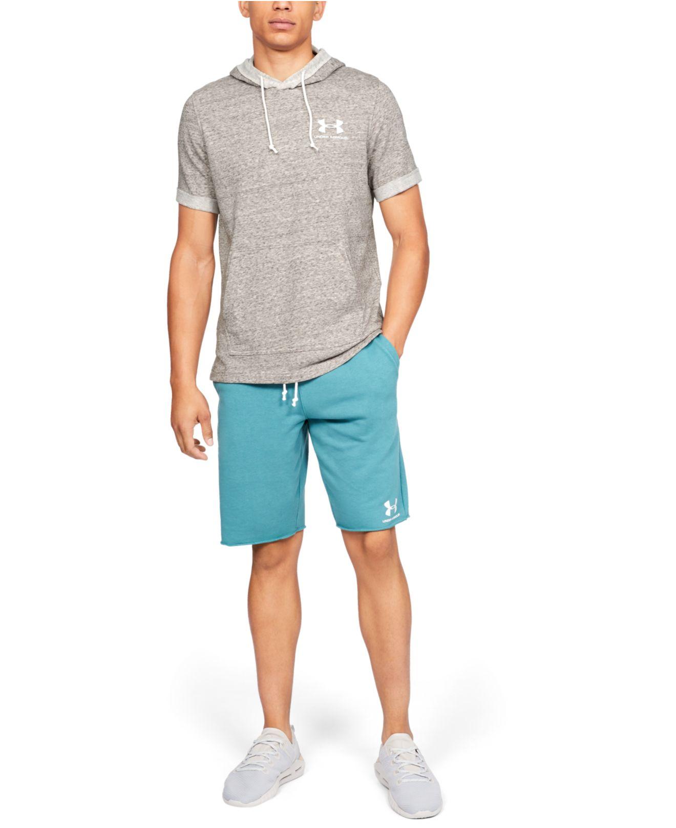 Ua Sportstyle Terry Short Sleeve Hoodie 
