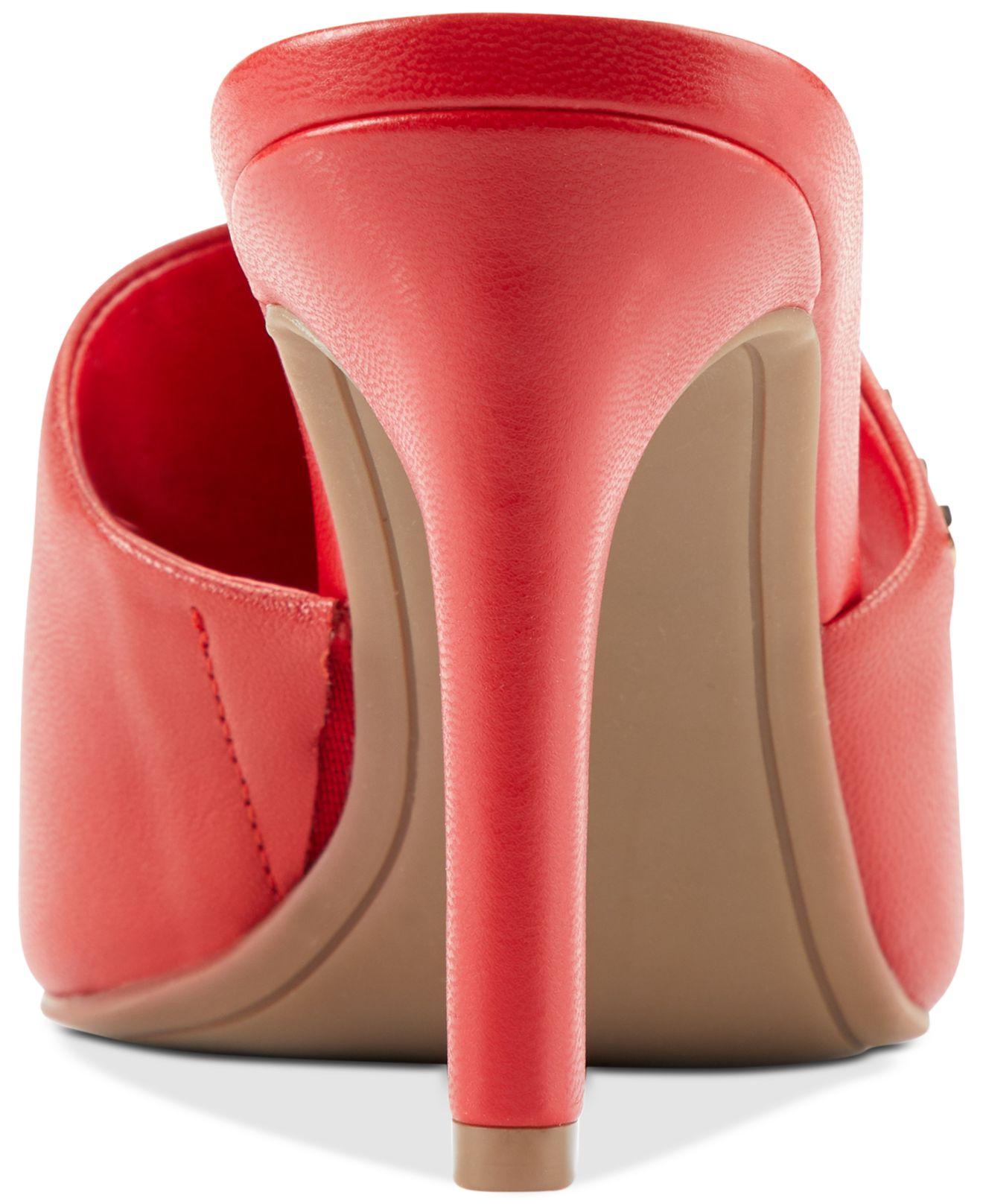 Macys womens cheap red sandals