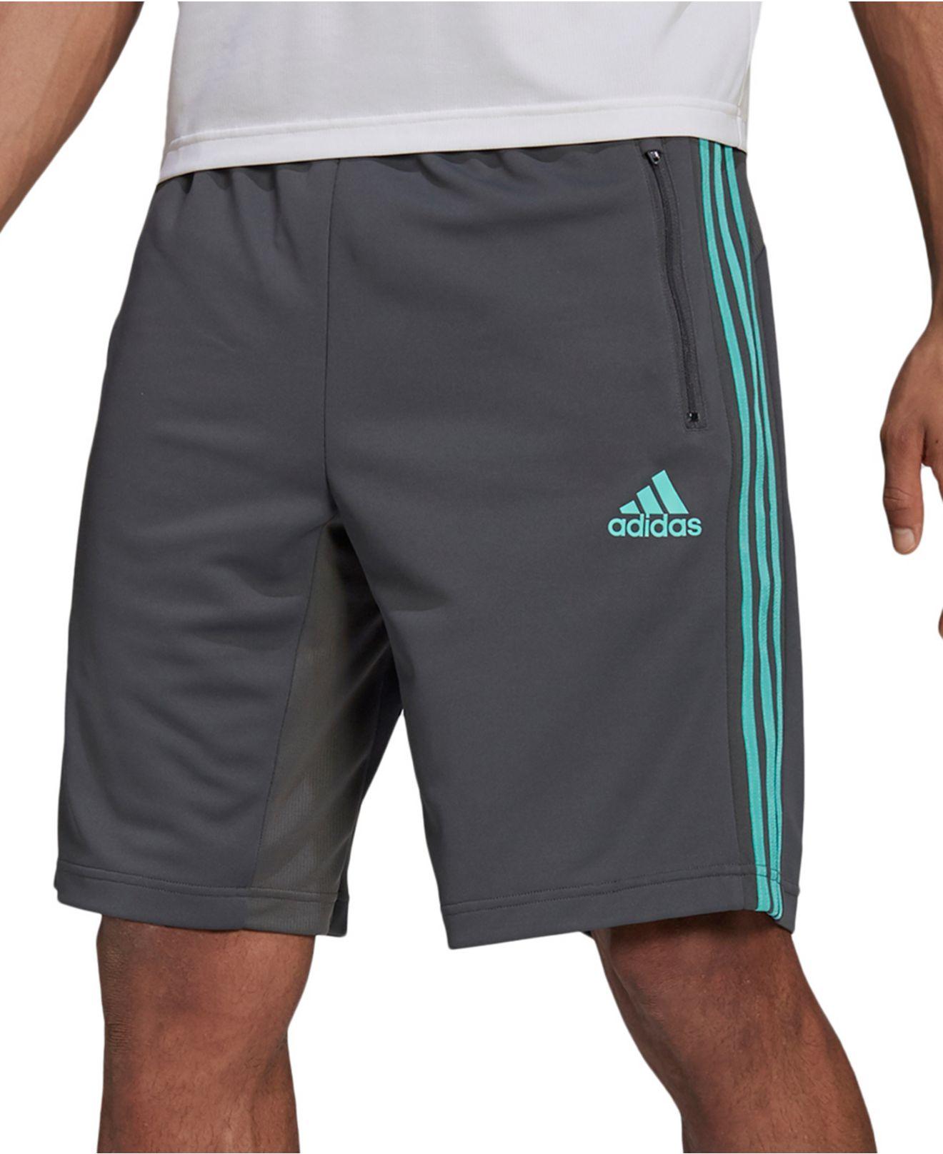adidas Primeblue Designed 2 Move 10" 3-stripes Shorts in Gray for Men | Lyst
