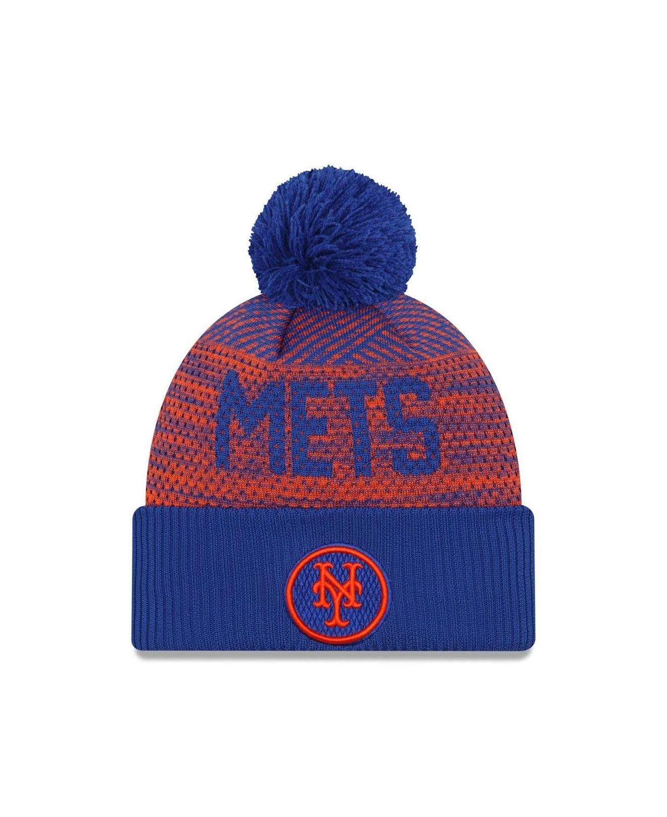 KTZ Royal New York Mets Authentic Collection Sport Cuffed Knit Hat With