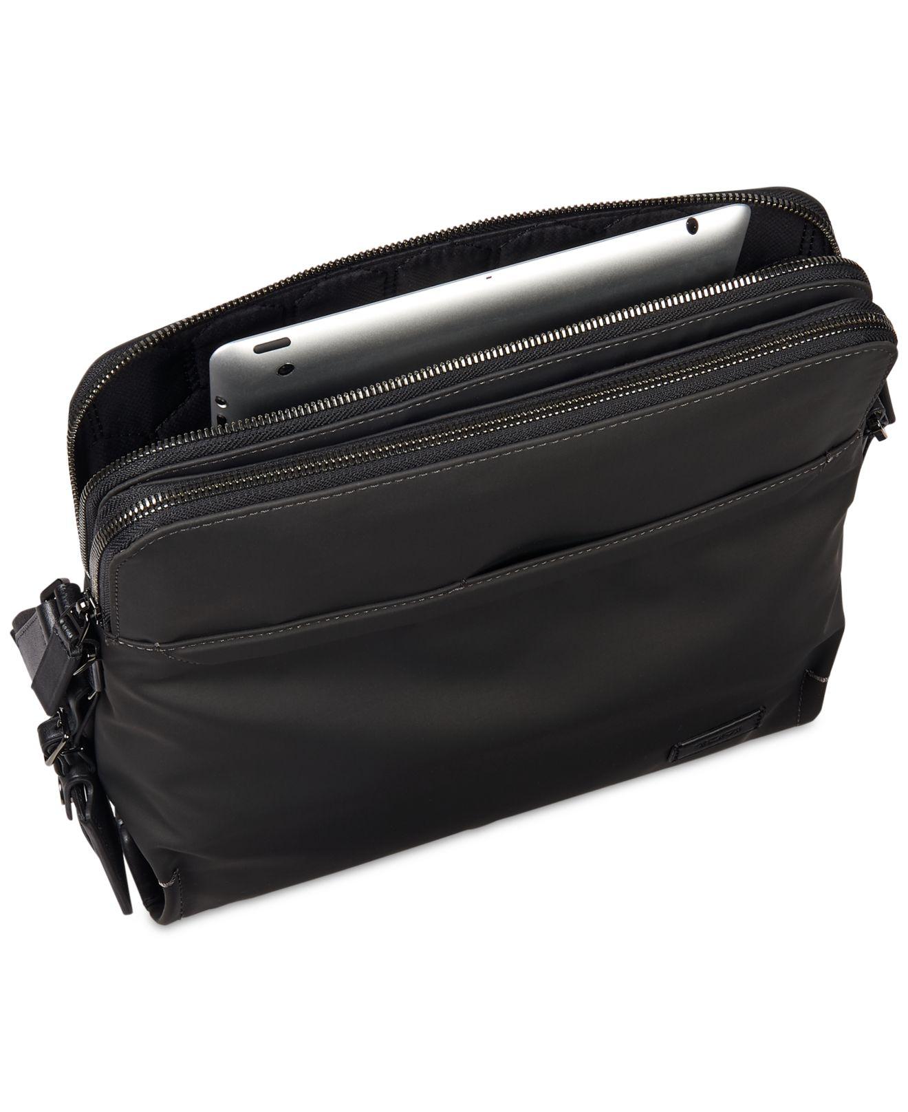 Tumi Stratton Leather Crossbody Bag IUCN Water