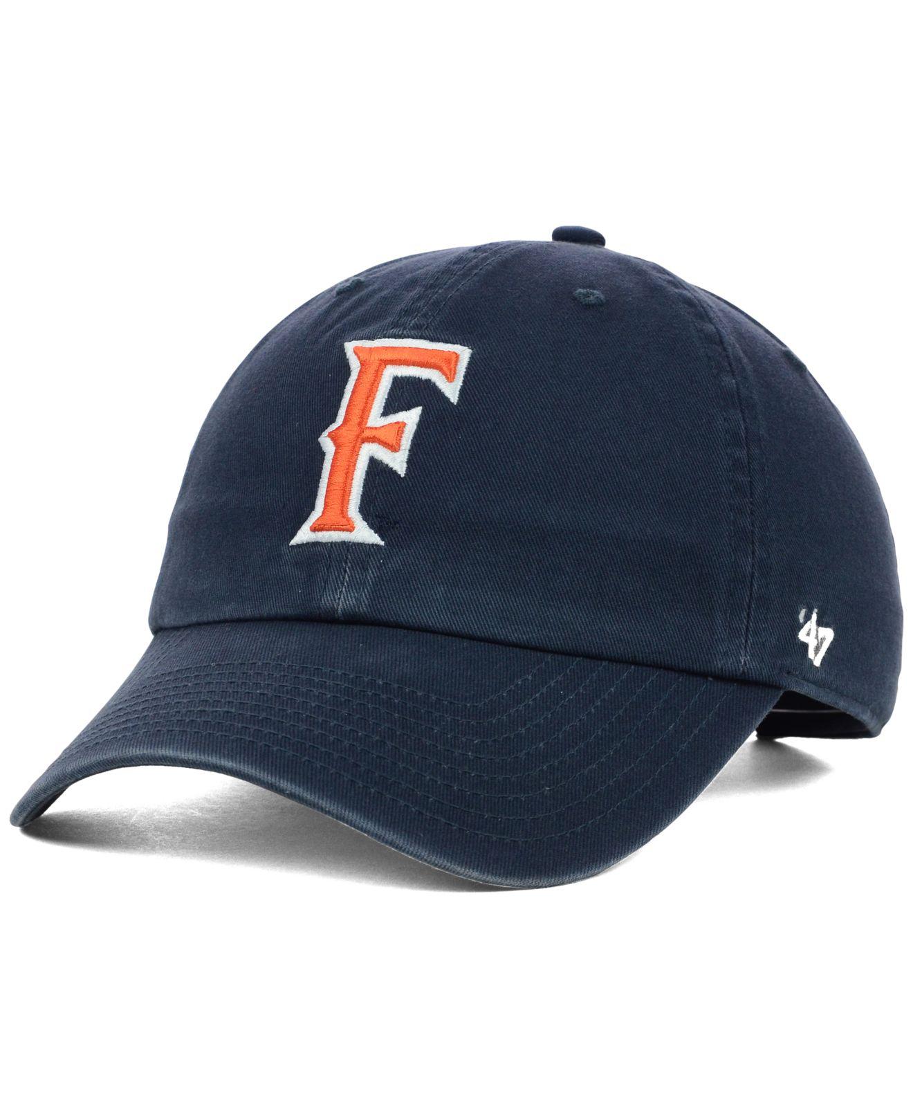47 Brand Cal State Fullerton Titans Ncaa Clean-up Cap in Blue for Men