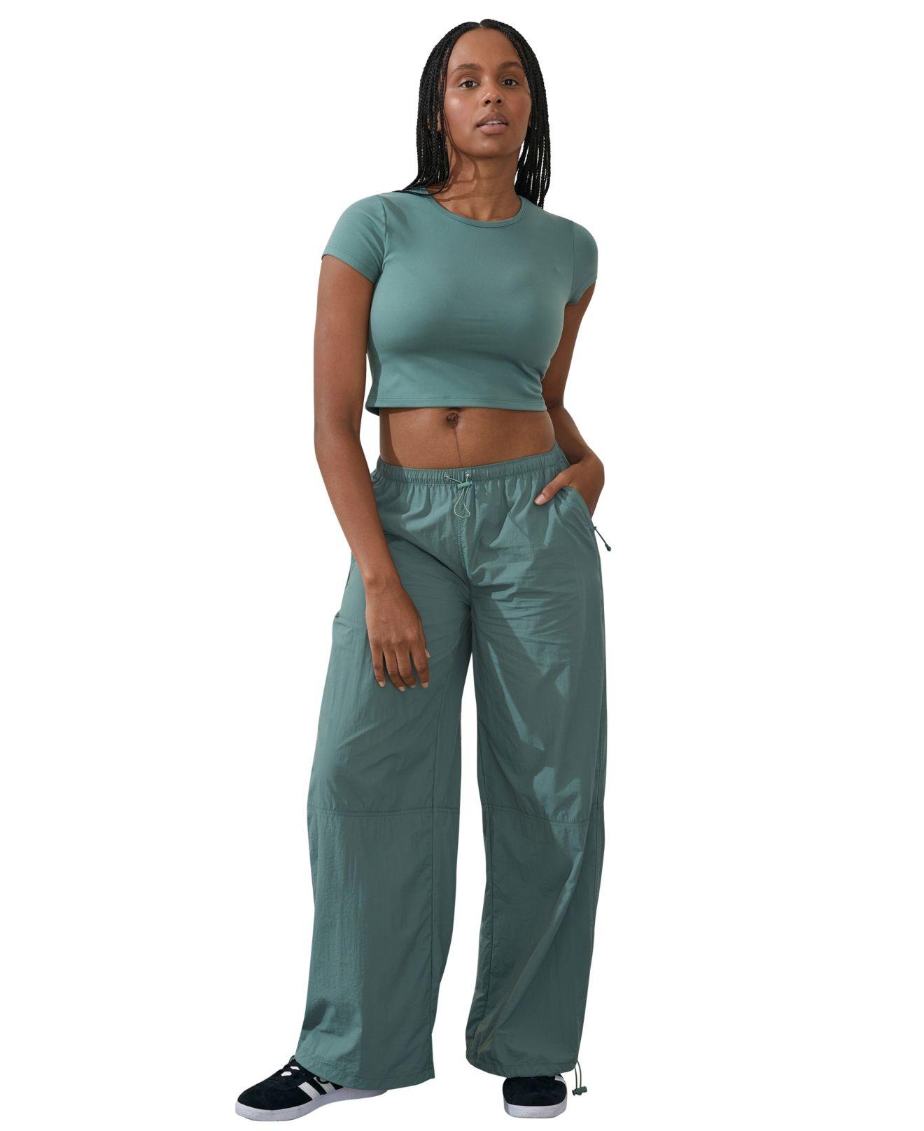 Cotton On Light Weight Parachute Pants in Green | Lyst