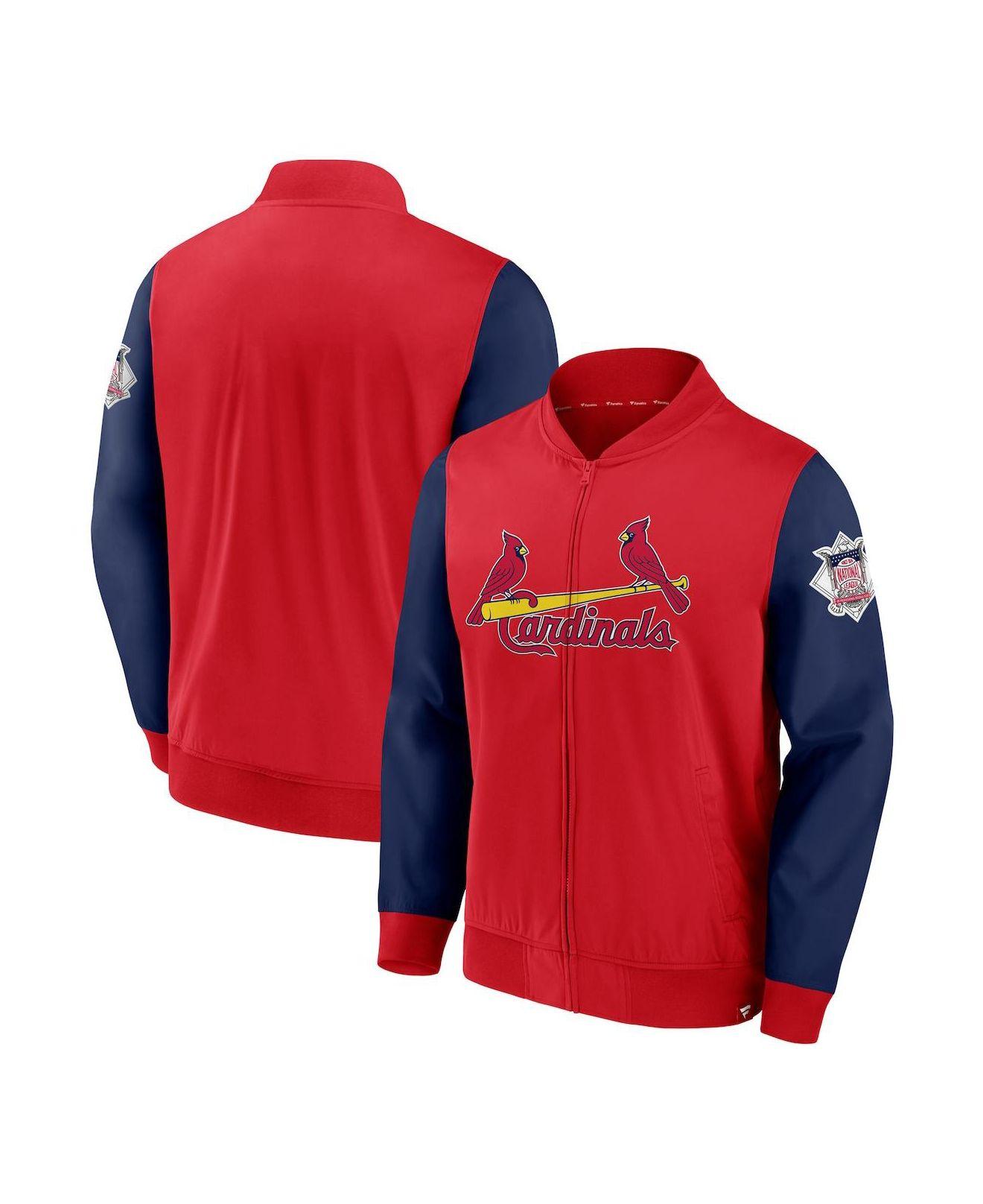 Men's St. Louis Cardinals Fanatics Branded Heathered Gray/Navy