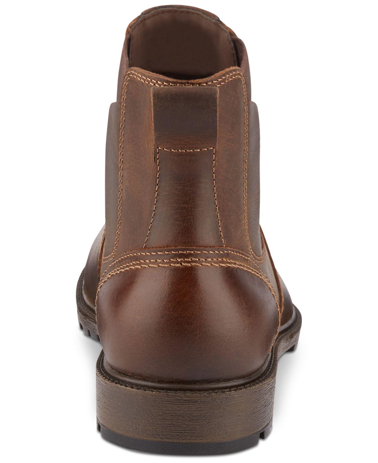 Dockers Leather Sanders Waterproof Casual Chelsea Boots in Brown for