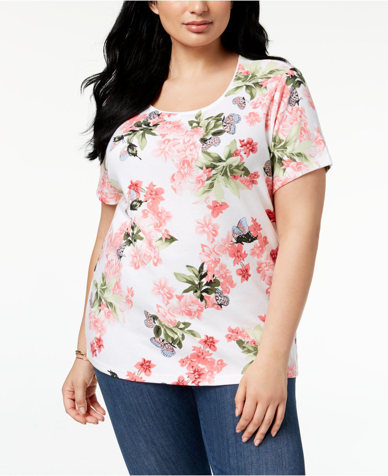 macy's womens plus size karen scott tops