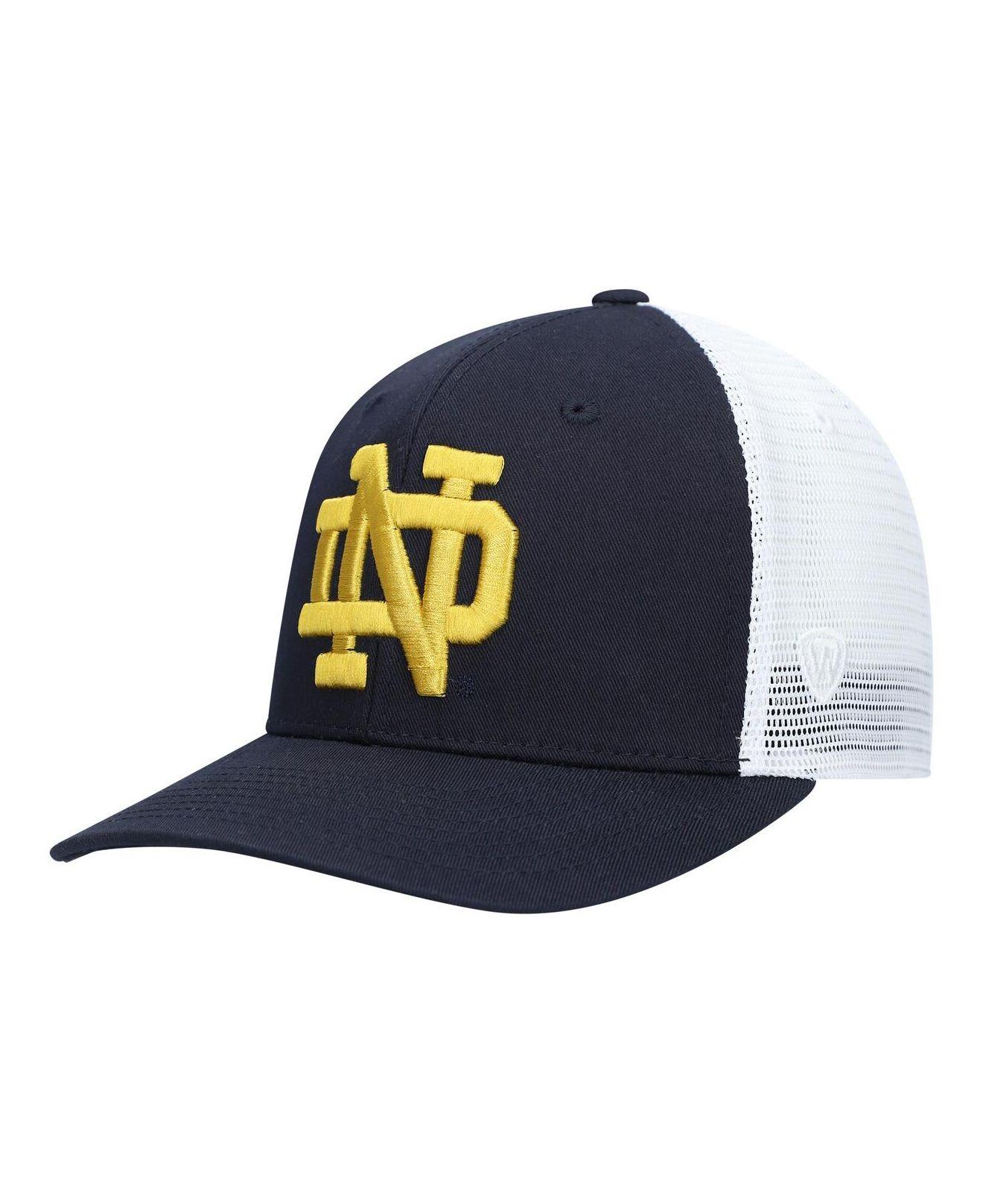 Top Of The World Navy Notre Dame Fighting Irish Trucker Snapback Hat in  Blue for Men | Lyst