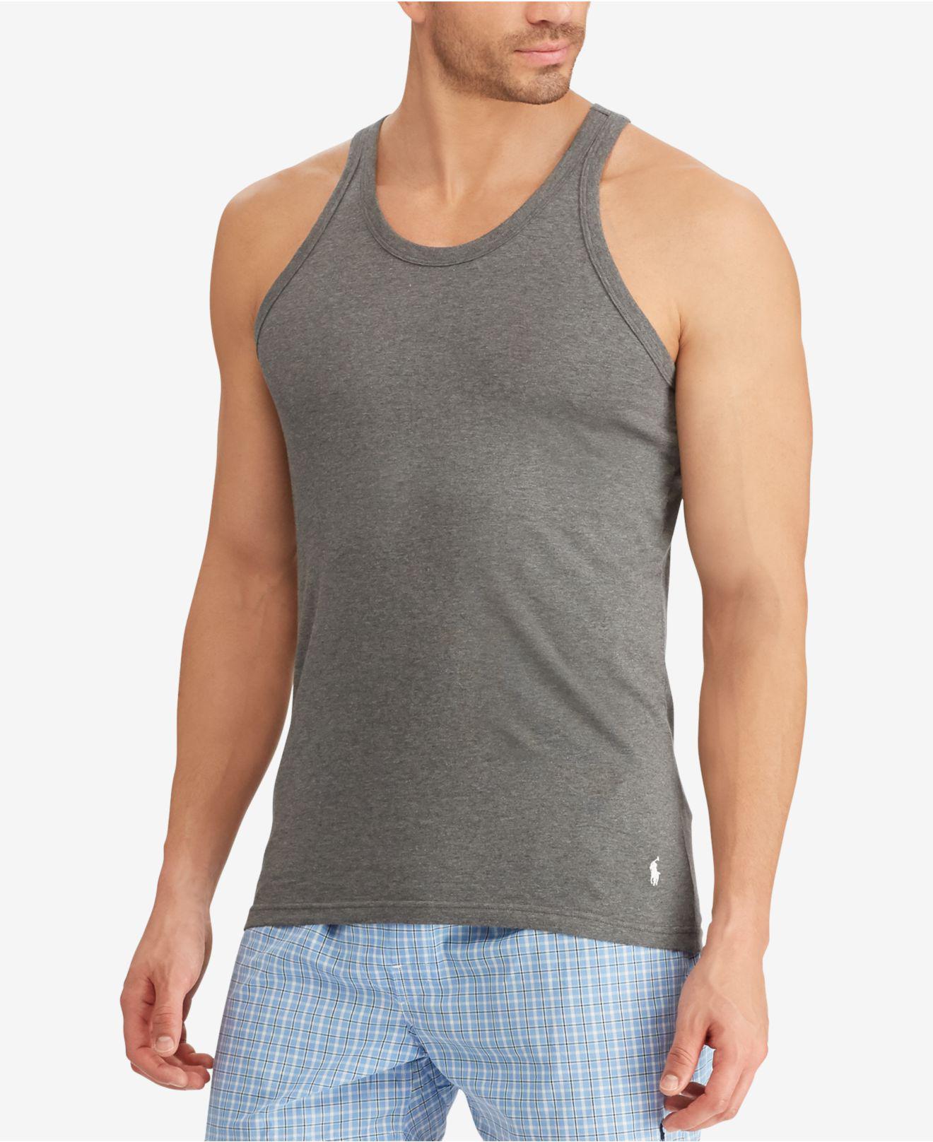 Polo Ralph Lauren Men's Underwear, Slimfit Stretch Cotton Jersey Tank