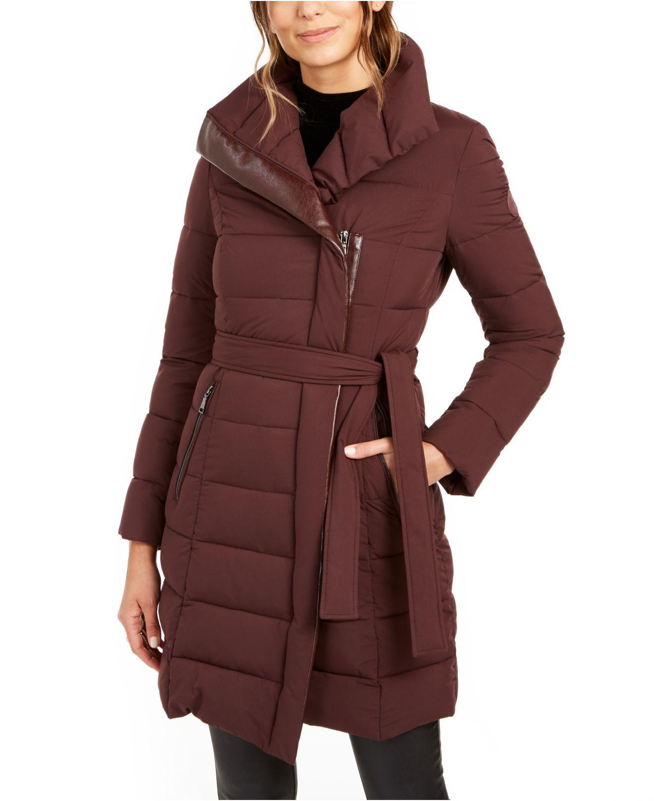 tahari puffer coat