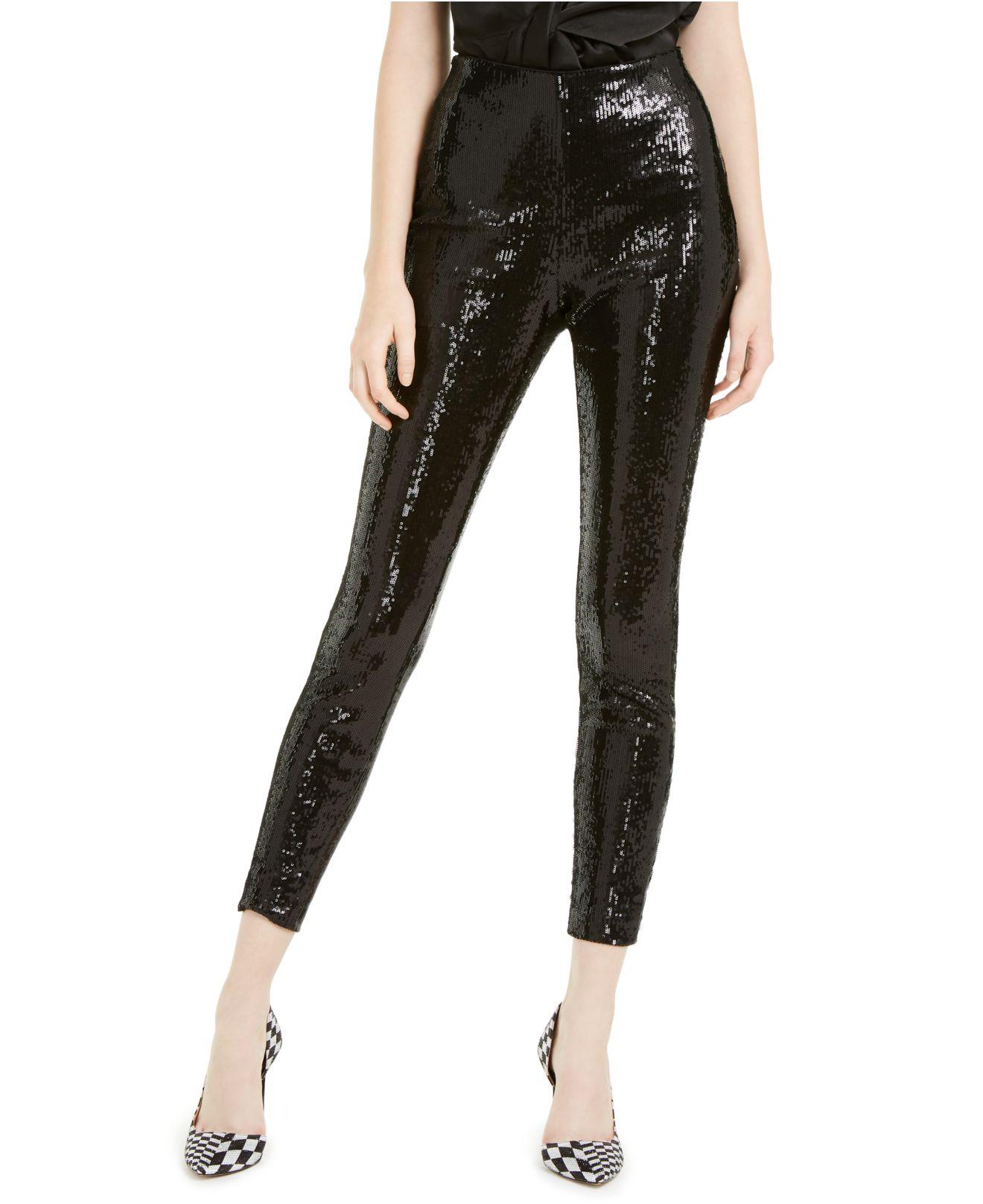 INC International Concepts Inc Sequined Skinny Ankle Pants, Created For