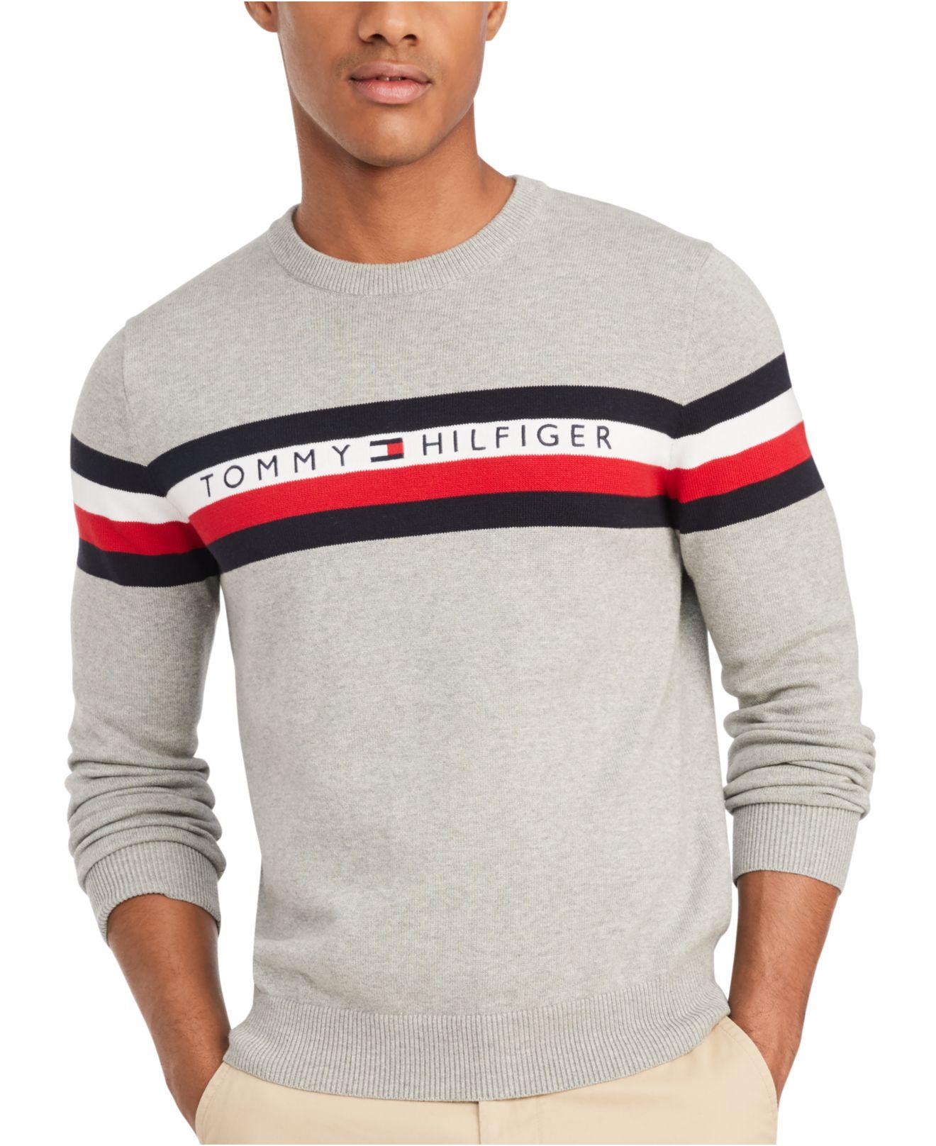 tommy hilfiger logo sweater