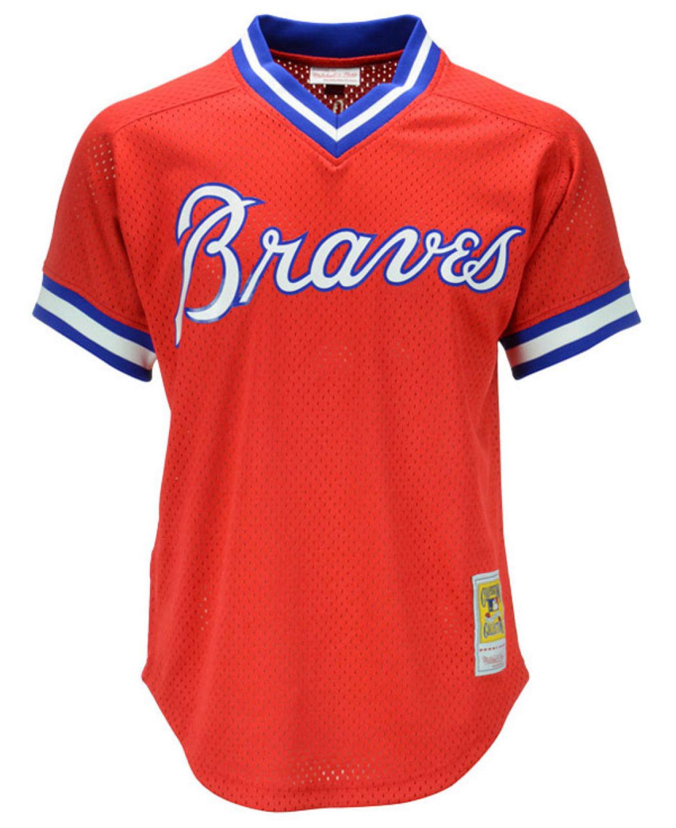 braves v neck jersey