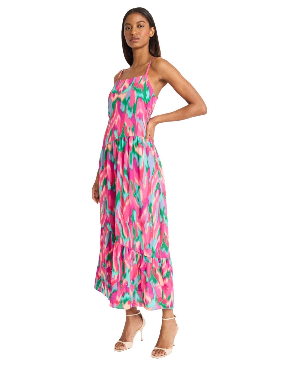chinese dress ladies Imani Crochet Lace Dress, 16 / Blush by Donna Morgan AMOUR781