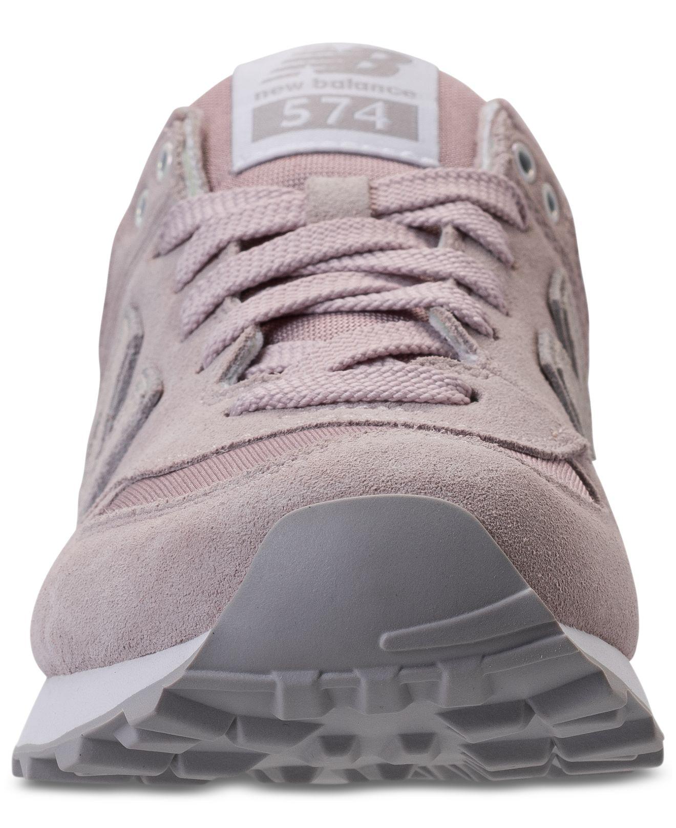 new balance women's 574 shattered pearl casual sneakers from finish line