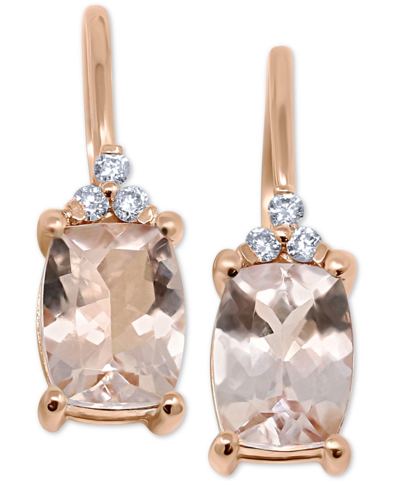 Macy's (21/3 Ct. T.w.) & Diamond Accent Drop Earrings In 14k