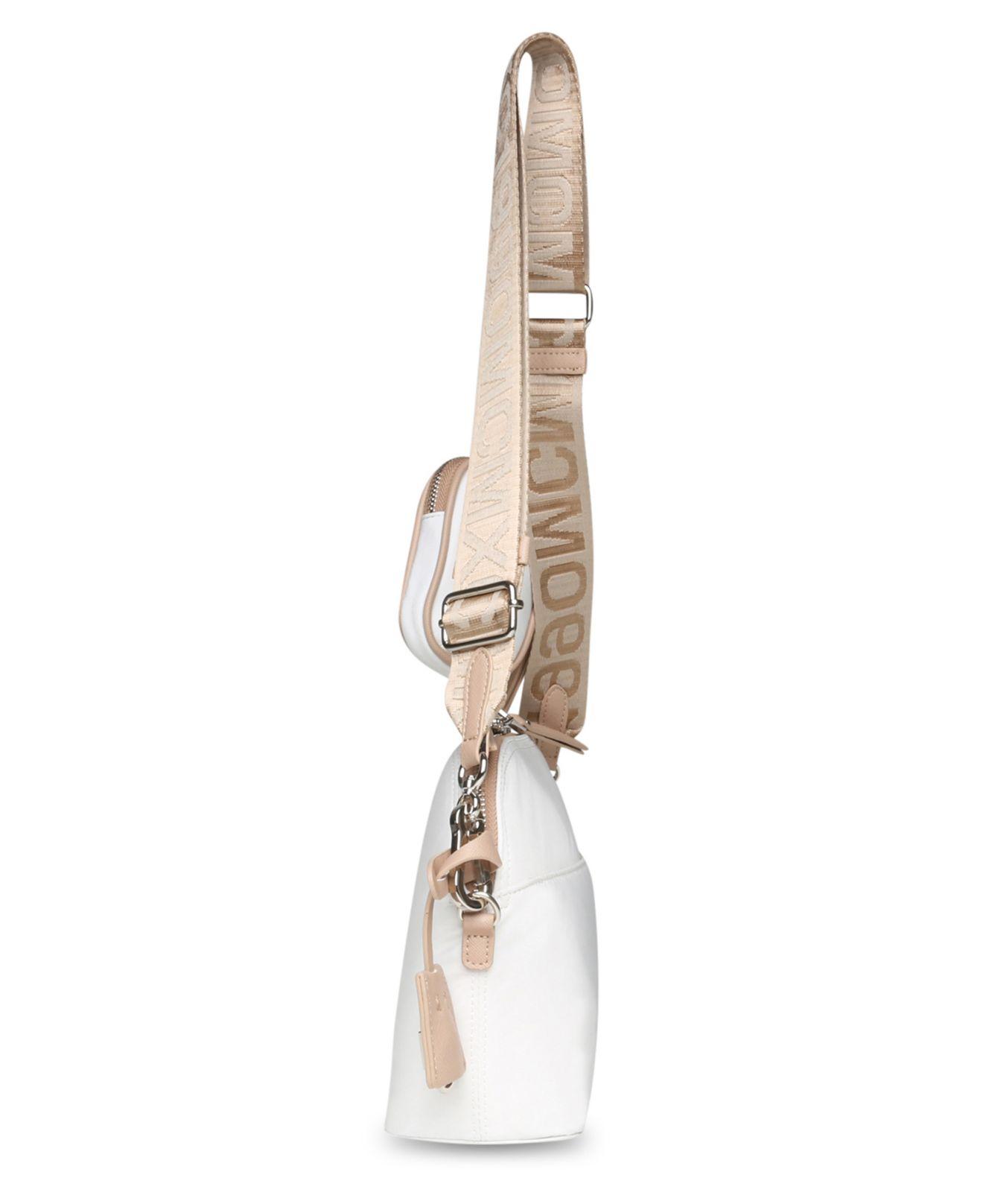 Steve Madden Daren Nylon Dome Crossbody Bag, Light Pink: Handbags