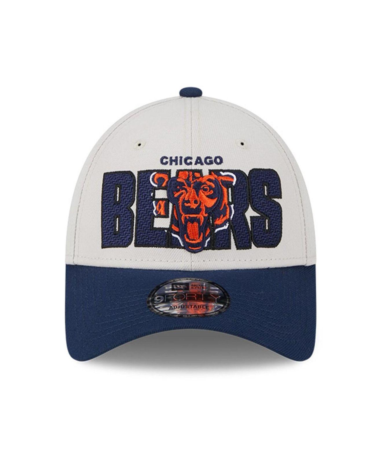 KTZ Stone, Navy Chicago Bears 2023 Nfl Draft 9forty Adjustable Hat in Blue  for Men | Lyst