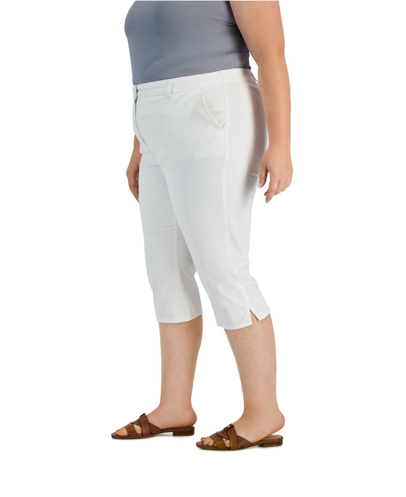 Capri pants macys clearance