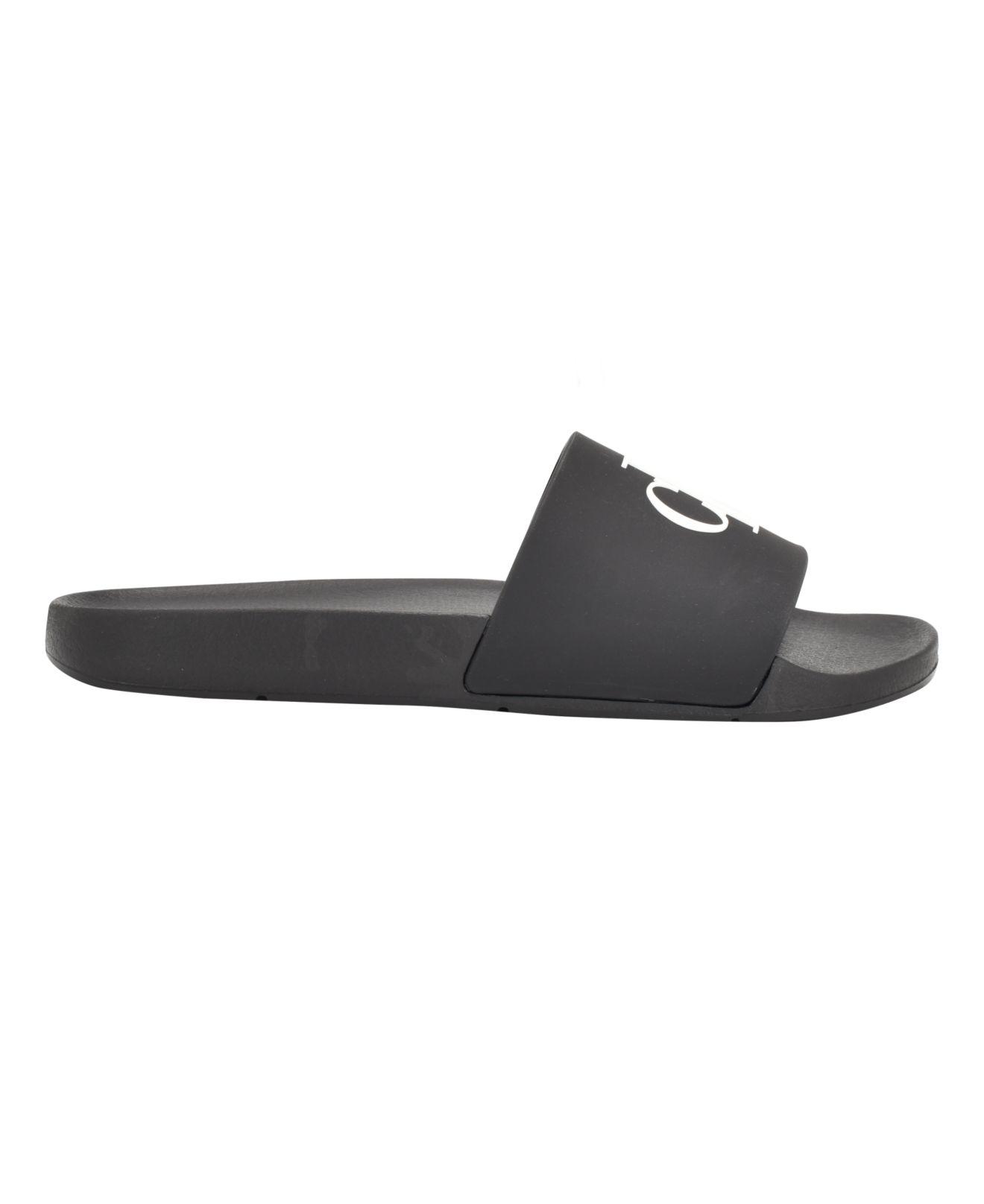 Calvin Klein Arin Beach Slide Slip-on Sandals in Black | Lyst