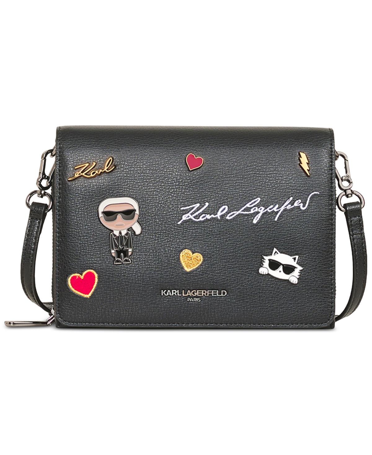 Karl lagerfeld klassik pins shoulder bag sale