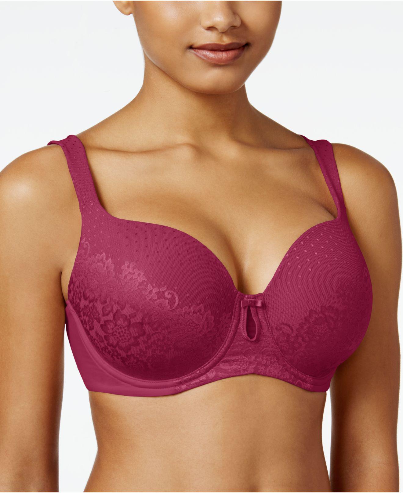 Vanity fair Flattering Lift Full Figure Underwire Bra 76262 in Red Lyst