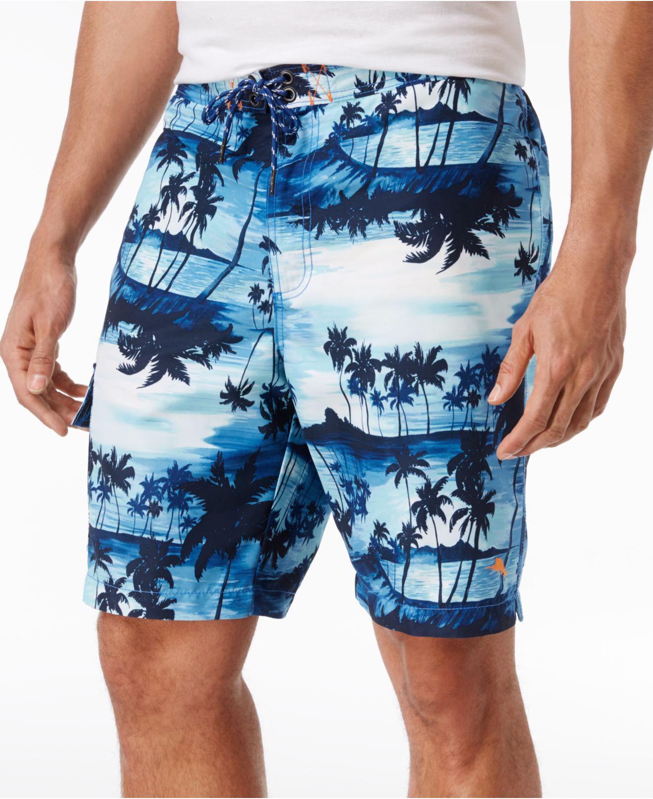 Tommy Bahama Synthetic Men's Baja Sunset Island Board Shorts in Blue ...