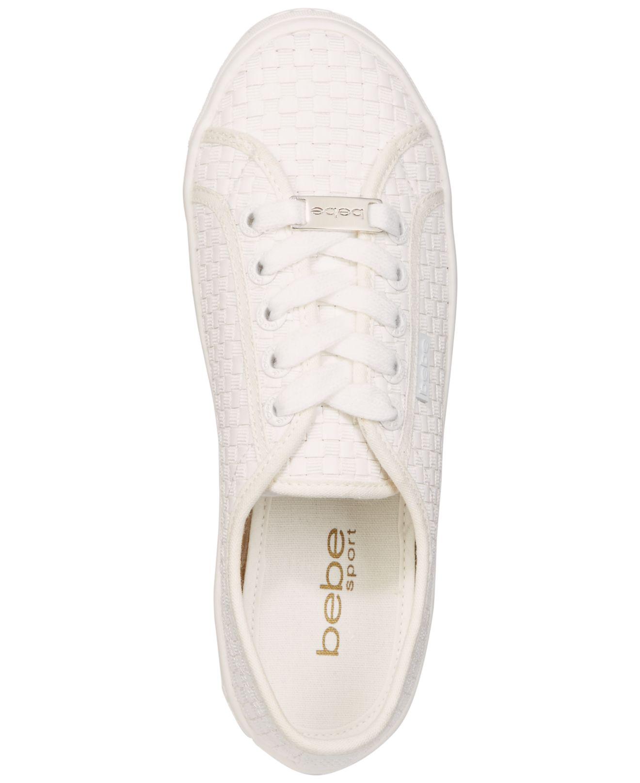 bebe dorey lace up sneakers